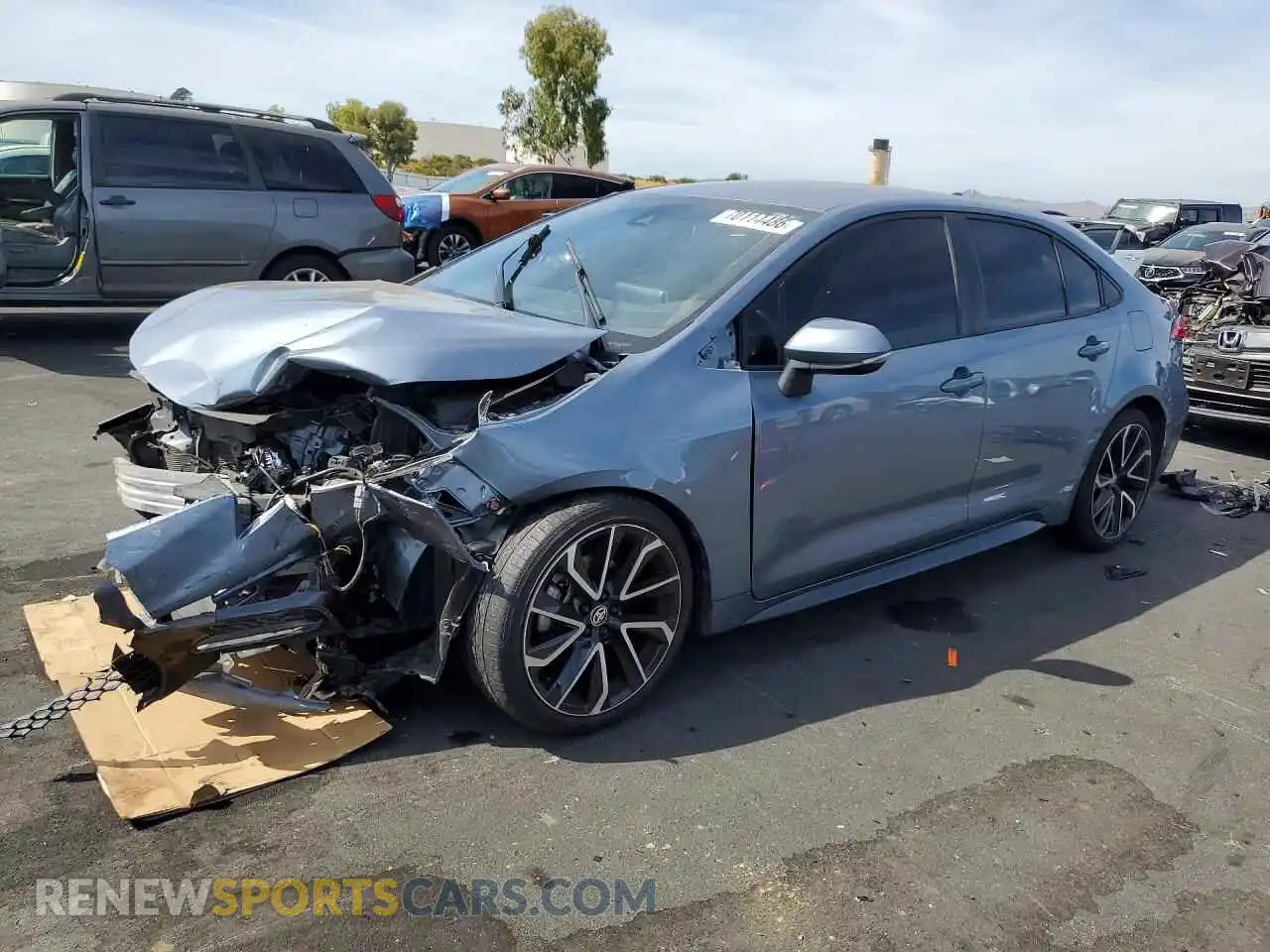 1 fotografías del automóvil dañado JTDS4MCEXMJ079317 TOYOTA COROLLA 2021