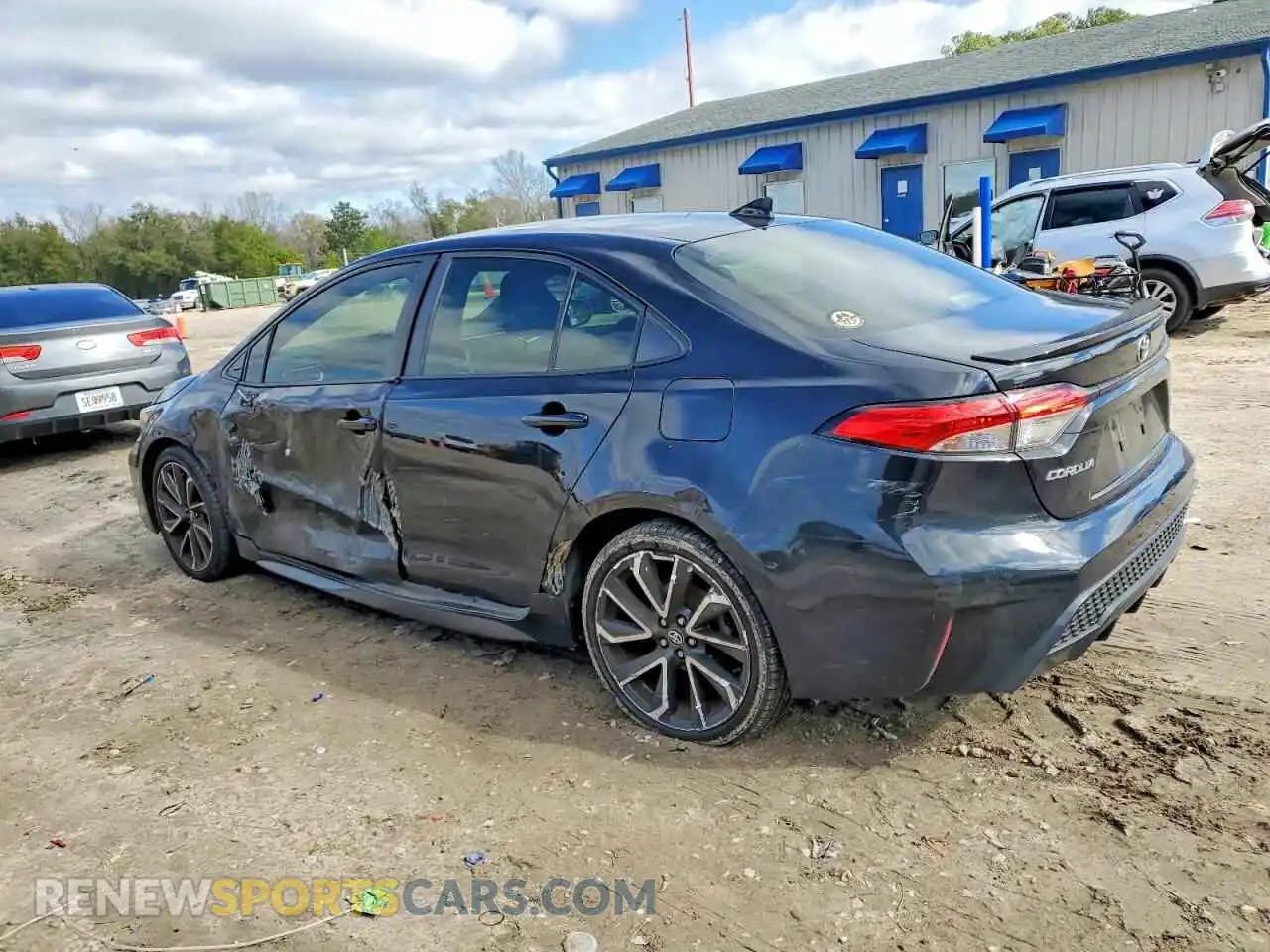 2 Photograph of a damaged car JTDS4MCEXMJ080256 TOYOTA COROLLA 2021