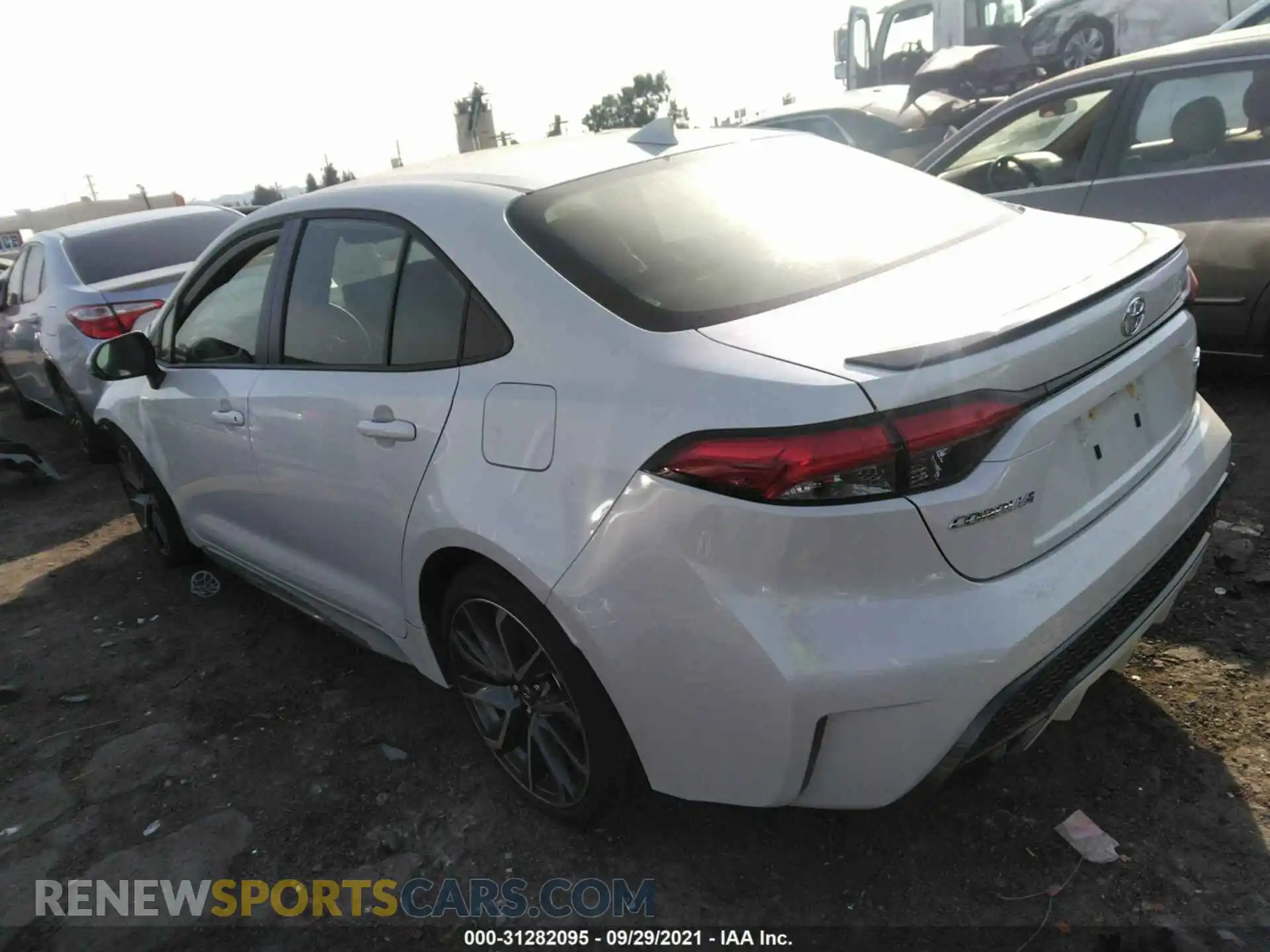 3 Photograph of a damaged car JTDT4MCE4MJ064557 TOYOTA COROLLA 2021