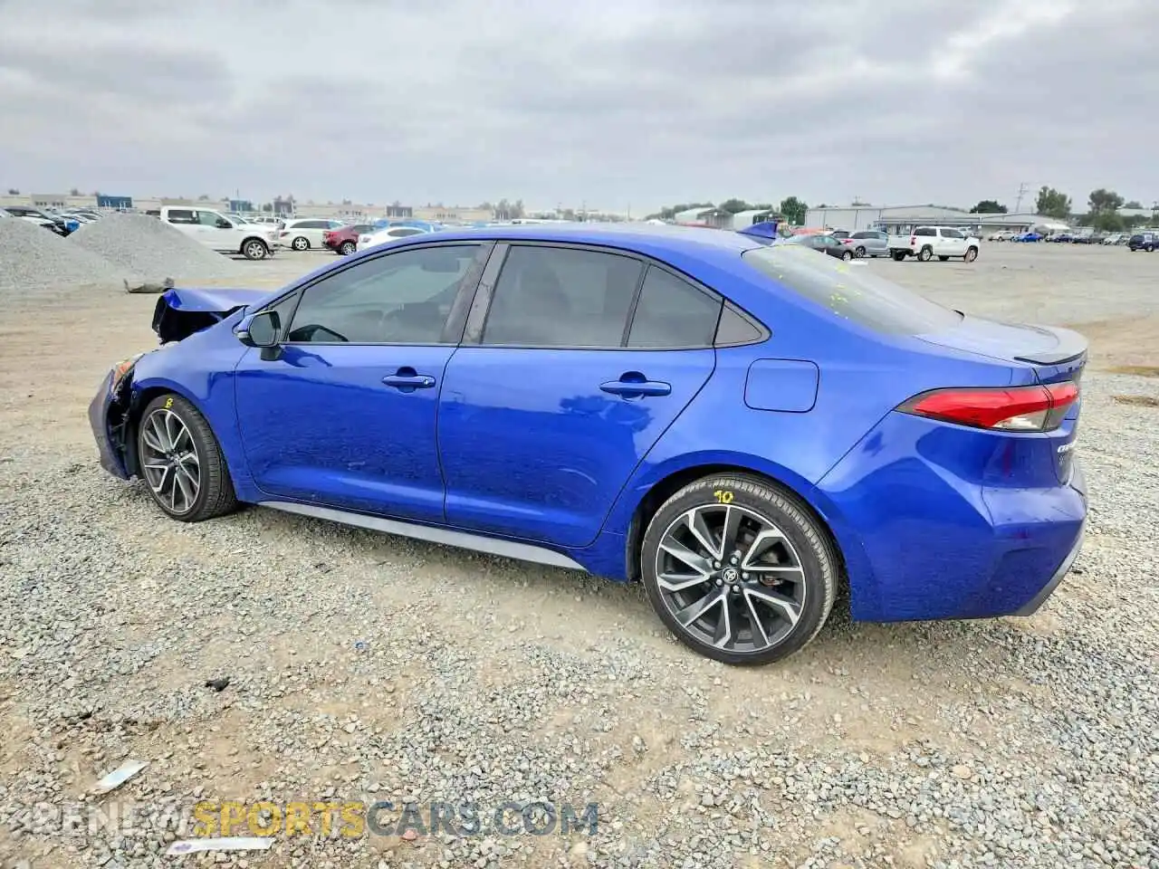 2 fotografías del automóvil dañado JTDT4MCE5MJ067791 TOYOTA COROLLA 2021