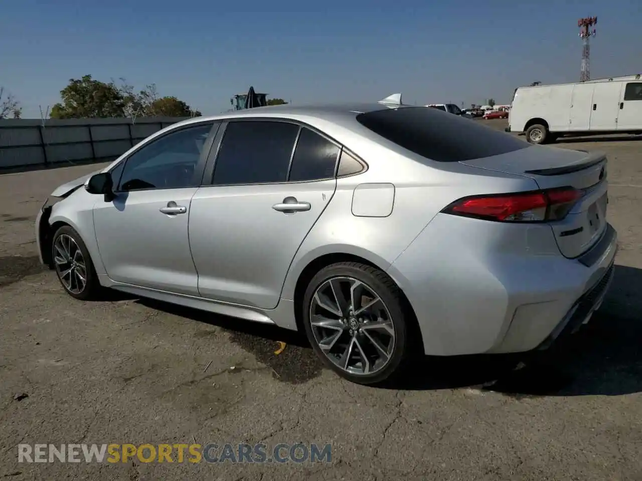 2 Photograph of a damaged car JTDT4MCE8MJ057773 TOYOTA COROLLA 2021