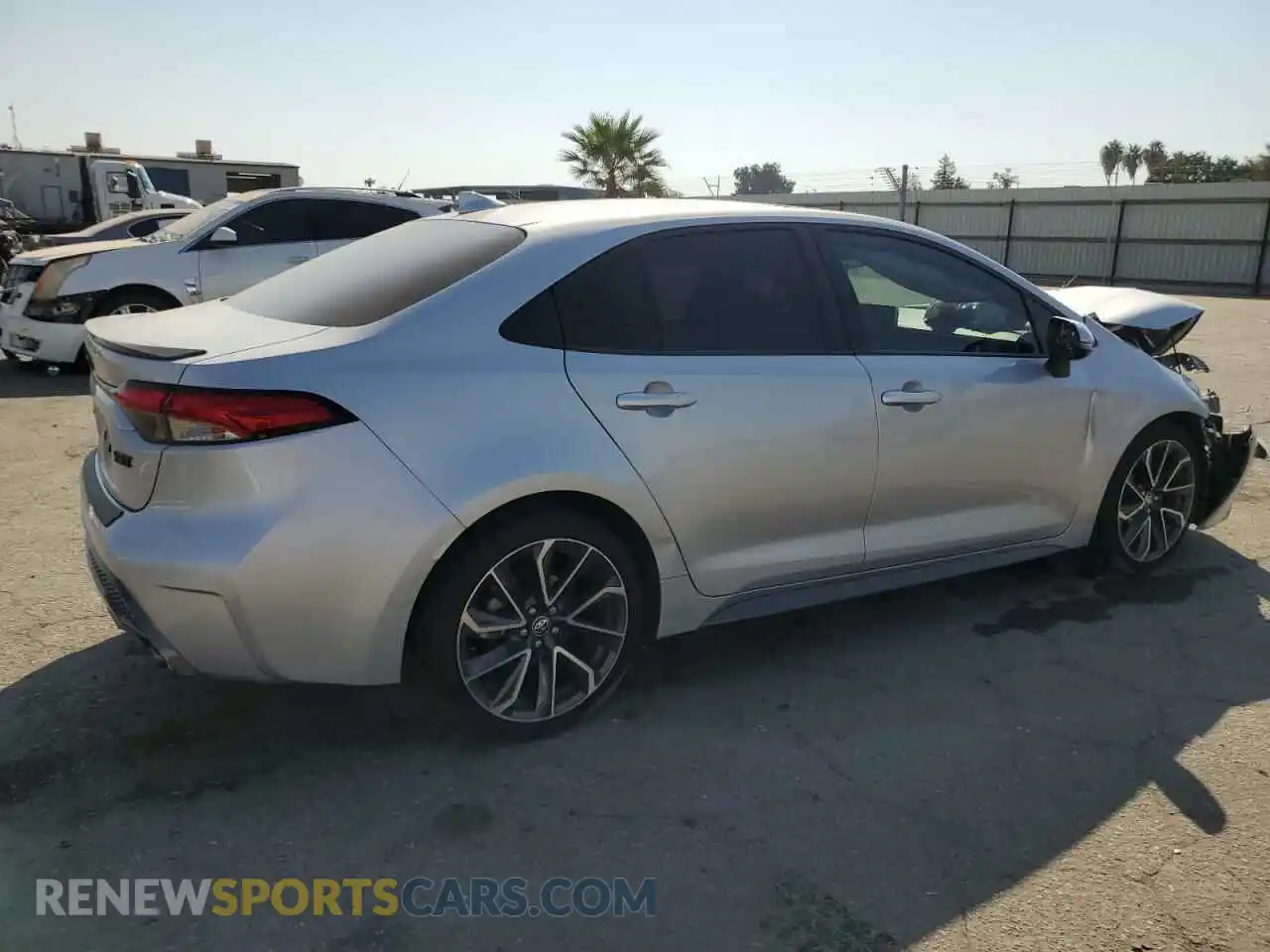 3 Photograph of a damaged car JTDT4MCE8MJ057773 TOYOTA COROLLA 2021