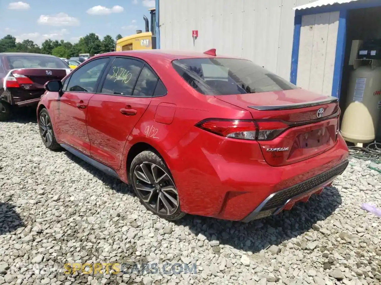 3 Photograph of a damaged car JTDT4MCE8MJ068899 TOYOTA COROLLA 2021
