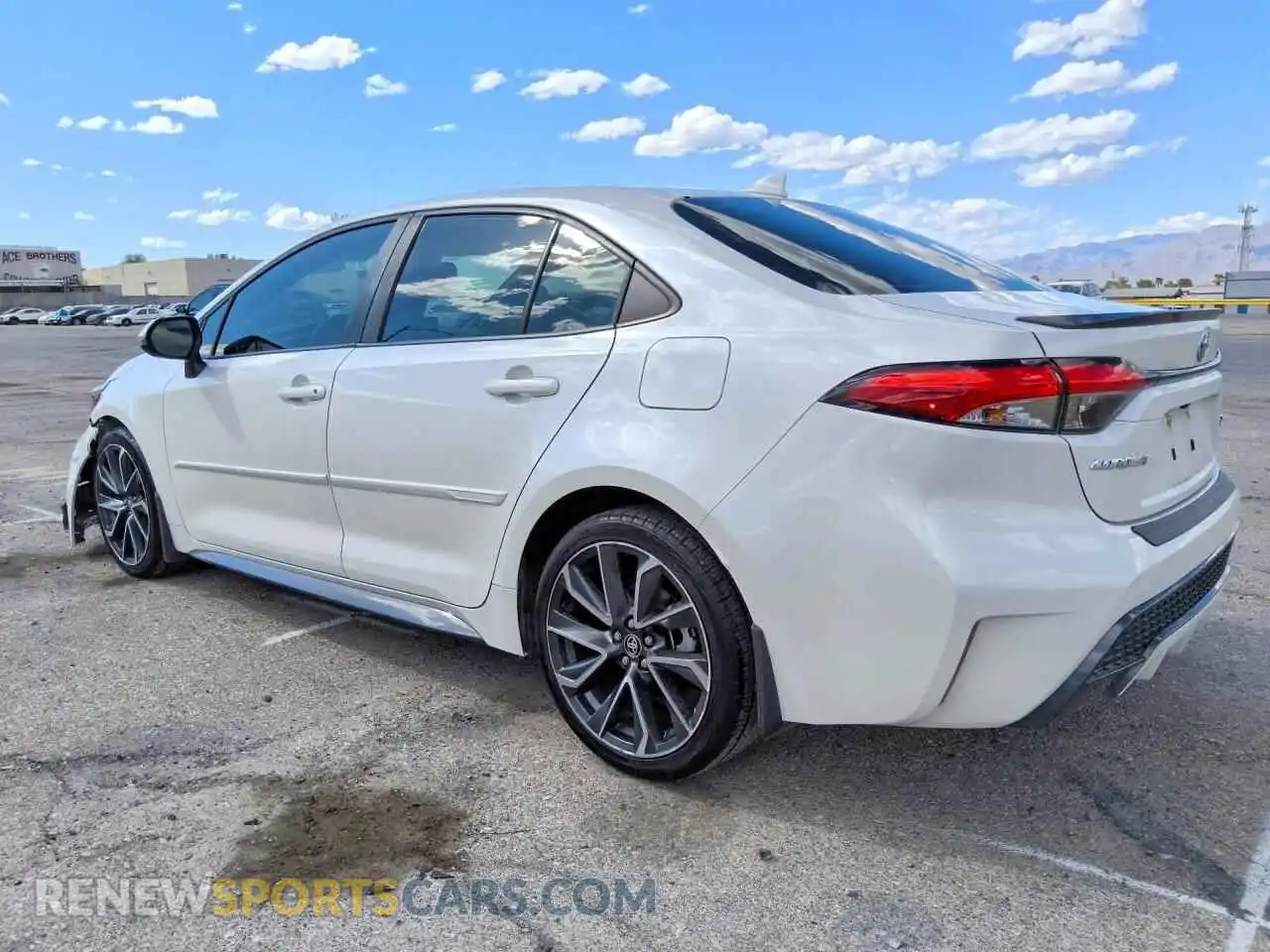 2 fotografías del automóvil dañado JTDT4MCEXMJ056995 TOYOTA COROLLA 2021