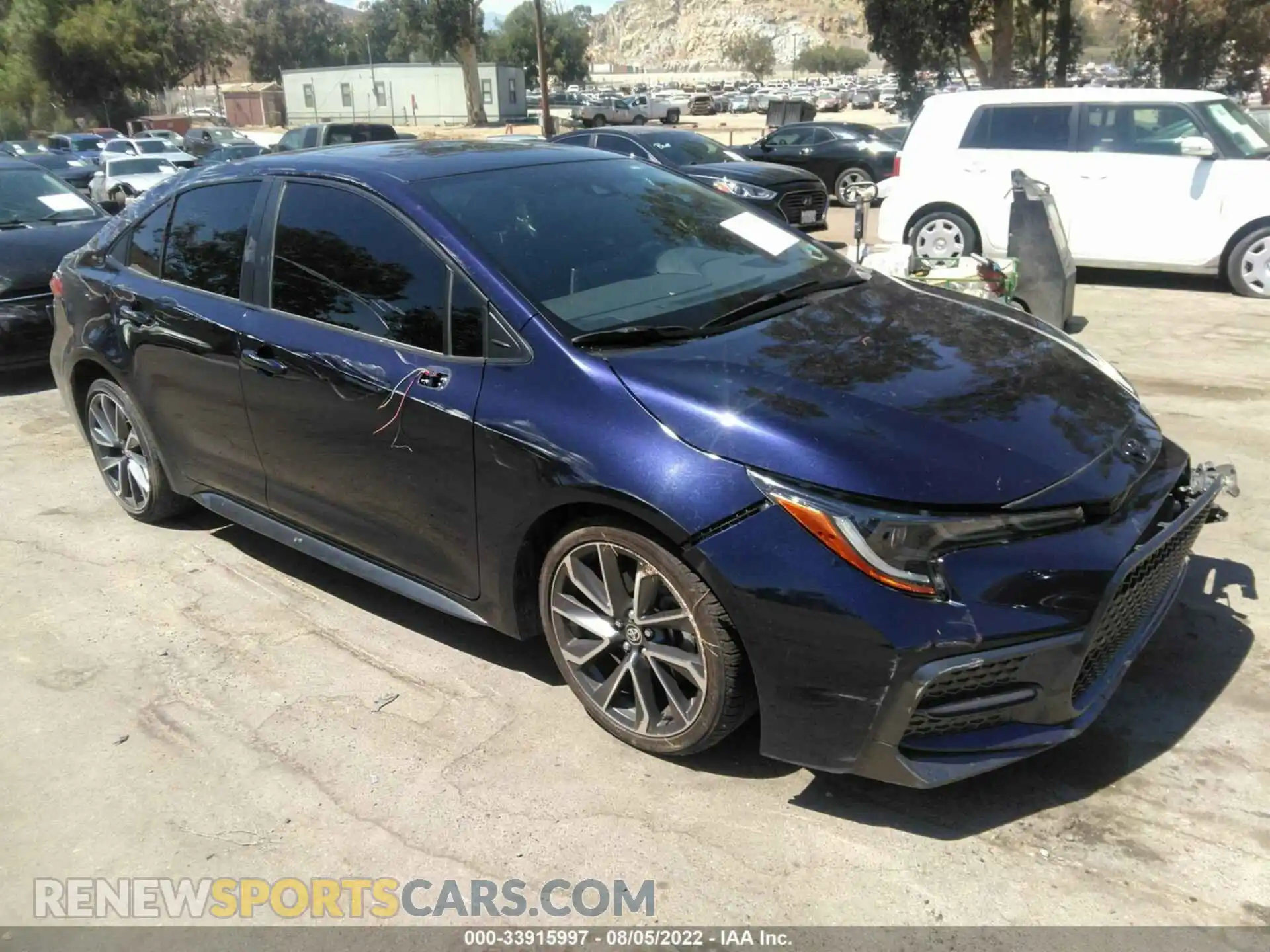 1 Photograph of a damaged car JTDT4MCEXMJ060464 TOYOTA COROLLA 2021