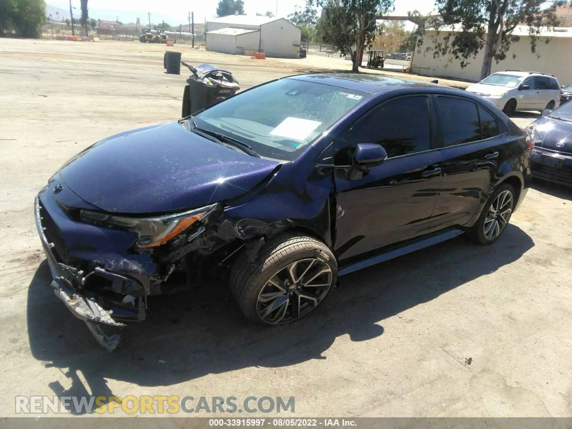 2 Photograph of a damaged car JTDT4MCEXMJ060464 TOYOTA COROLLA 2021