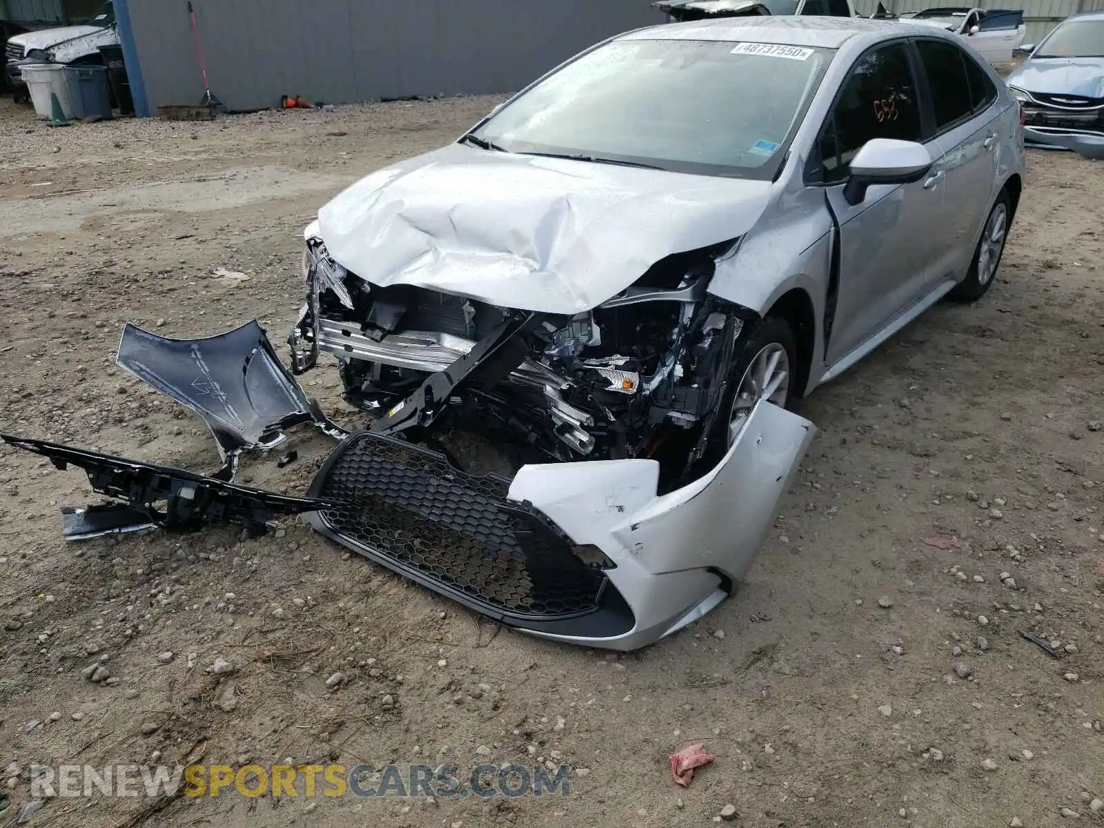 2 Photograph of a damaged car JTDVPMAE1MJ122675 TOYOTA COROLLA 2021
