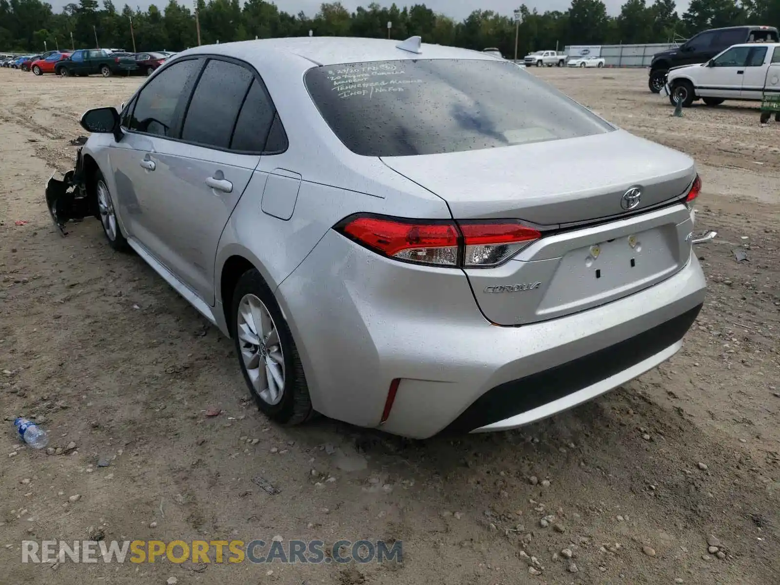 3 Photograph of a damaged car JTDVPMAE1MJ122675 TOYOTA COROLLA 2021