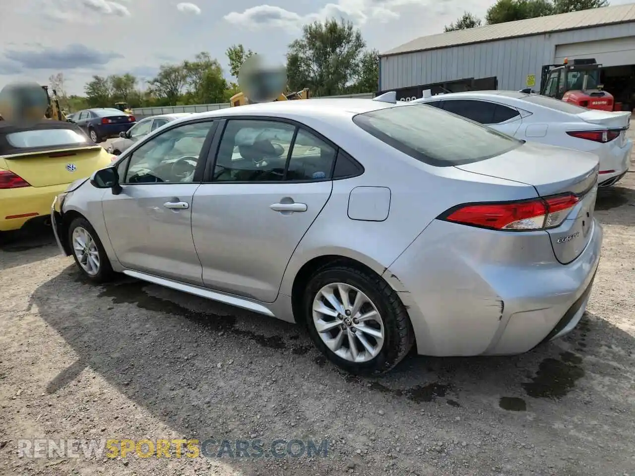 2 Photograph of a damaged car JTDVPMAE1MJ155689 TOYOTA COROLLA 2021