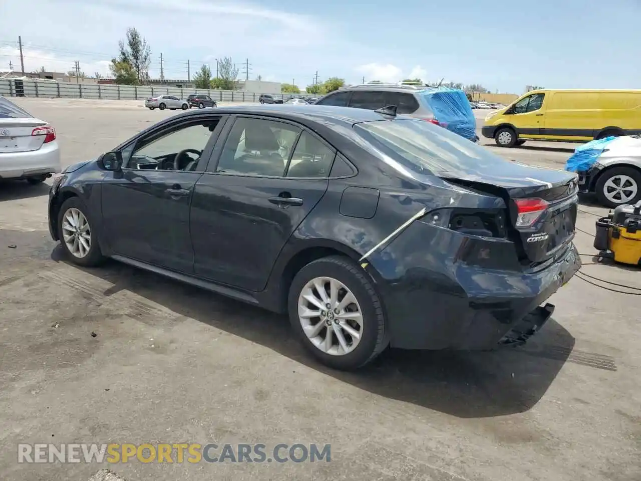 2 Photograph of a damaged car JTDVPMAE2MJ129408 TOYOTA COROLLA 2021