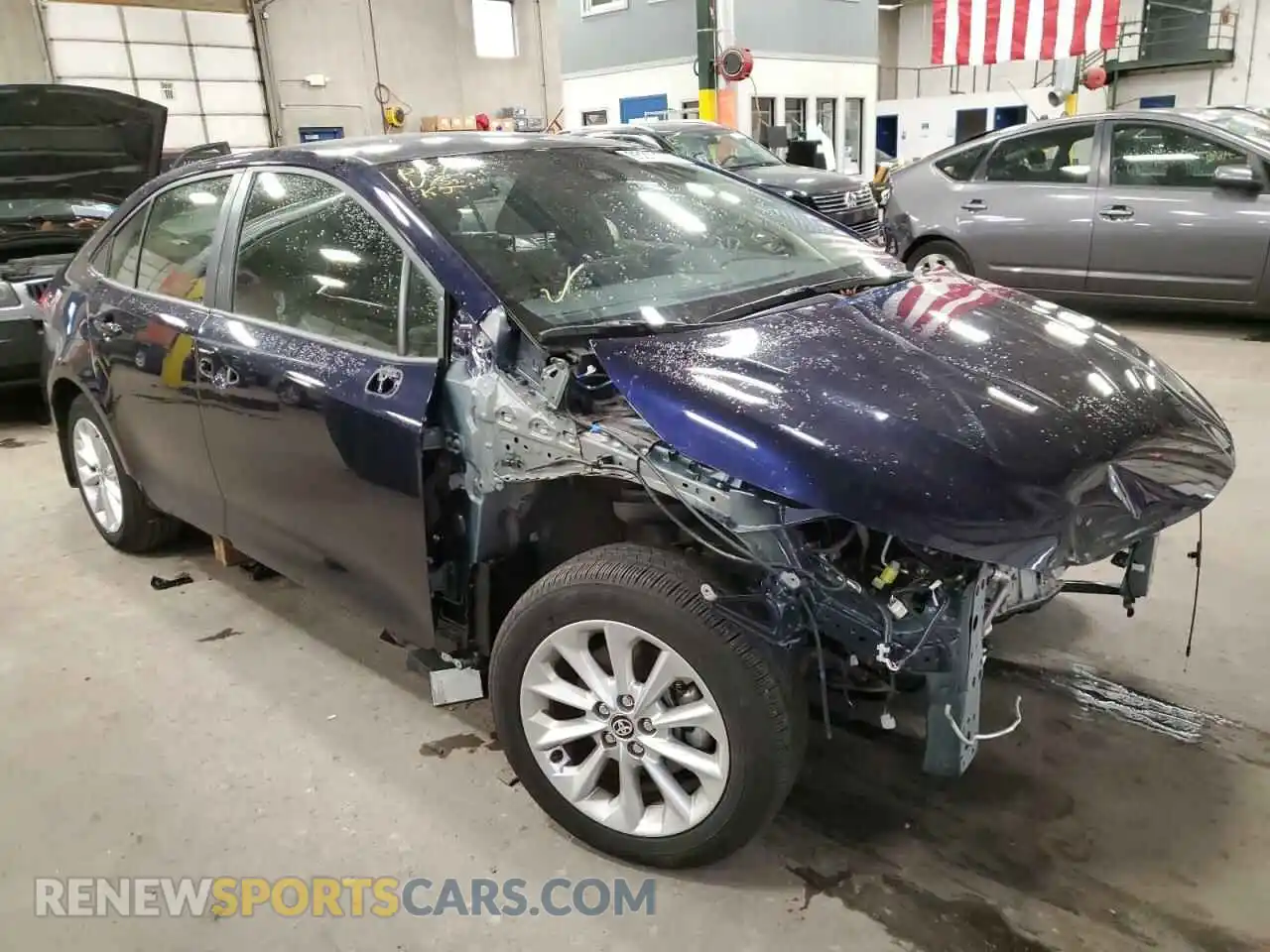 1 fotografías del automóvil dañado JTDVPMAE2MJ133605 TOYOTA COROLLA 2021