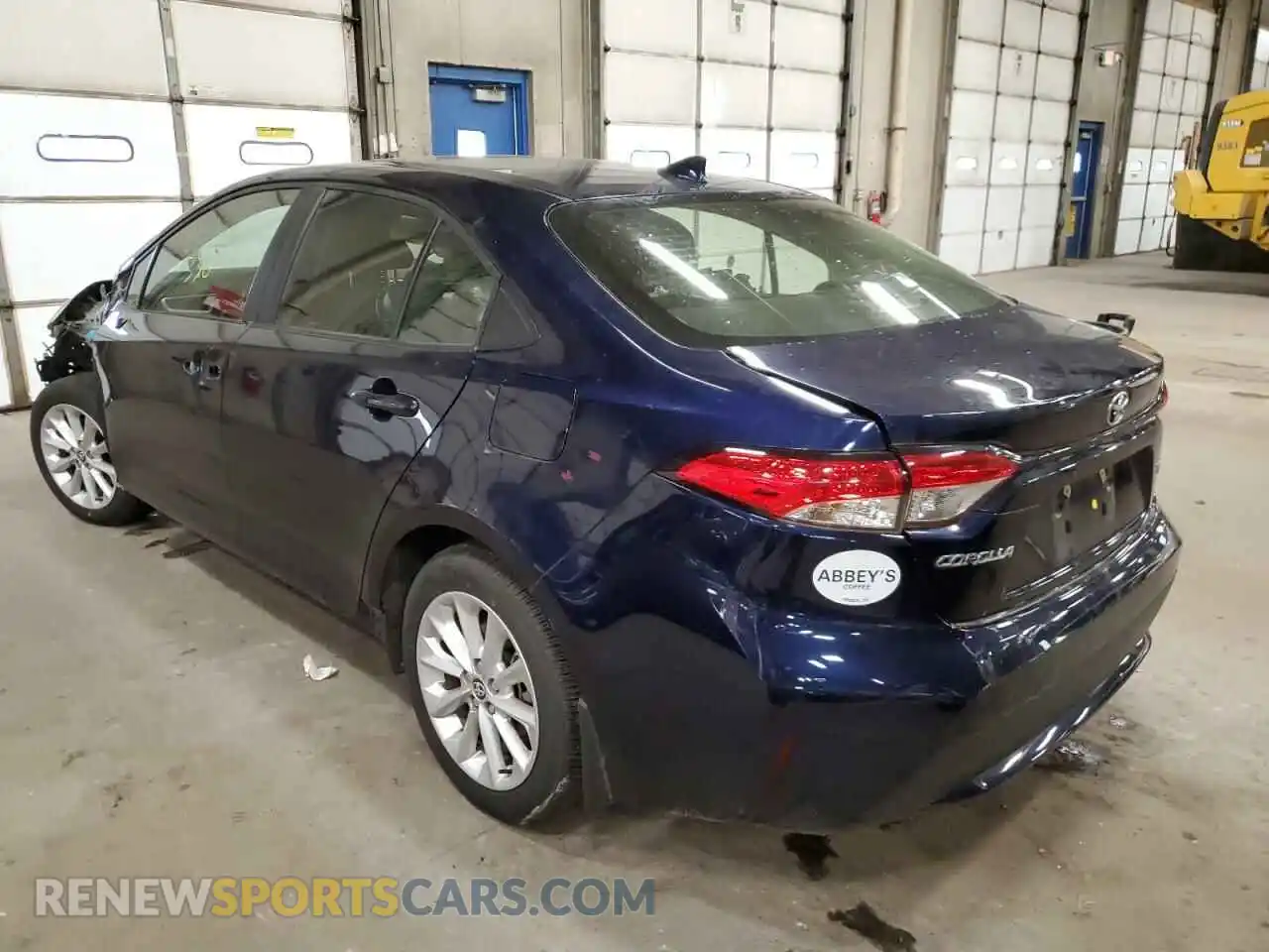 3 fotografías del automóvil dañado JTDVPMAE2MJ133605 TOYOTA COROLLA 2021