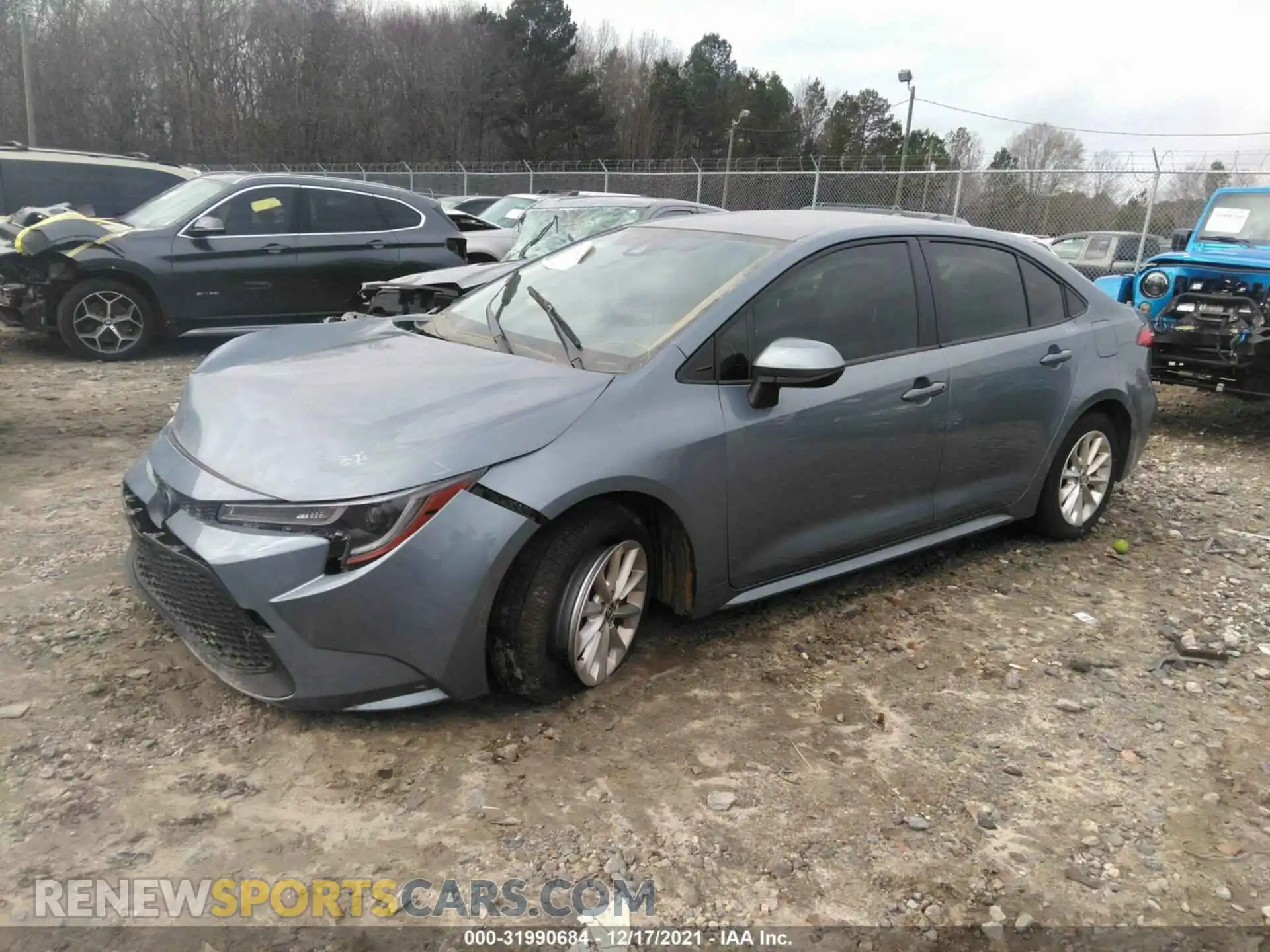 2 Photograph of a damaged car JTDVPMAE3MJ123200 TOYOTA COROLLA 2021