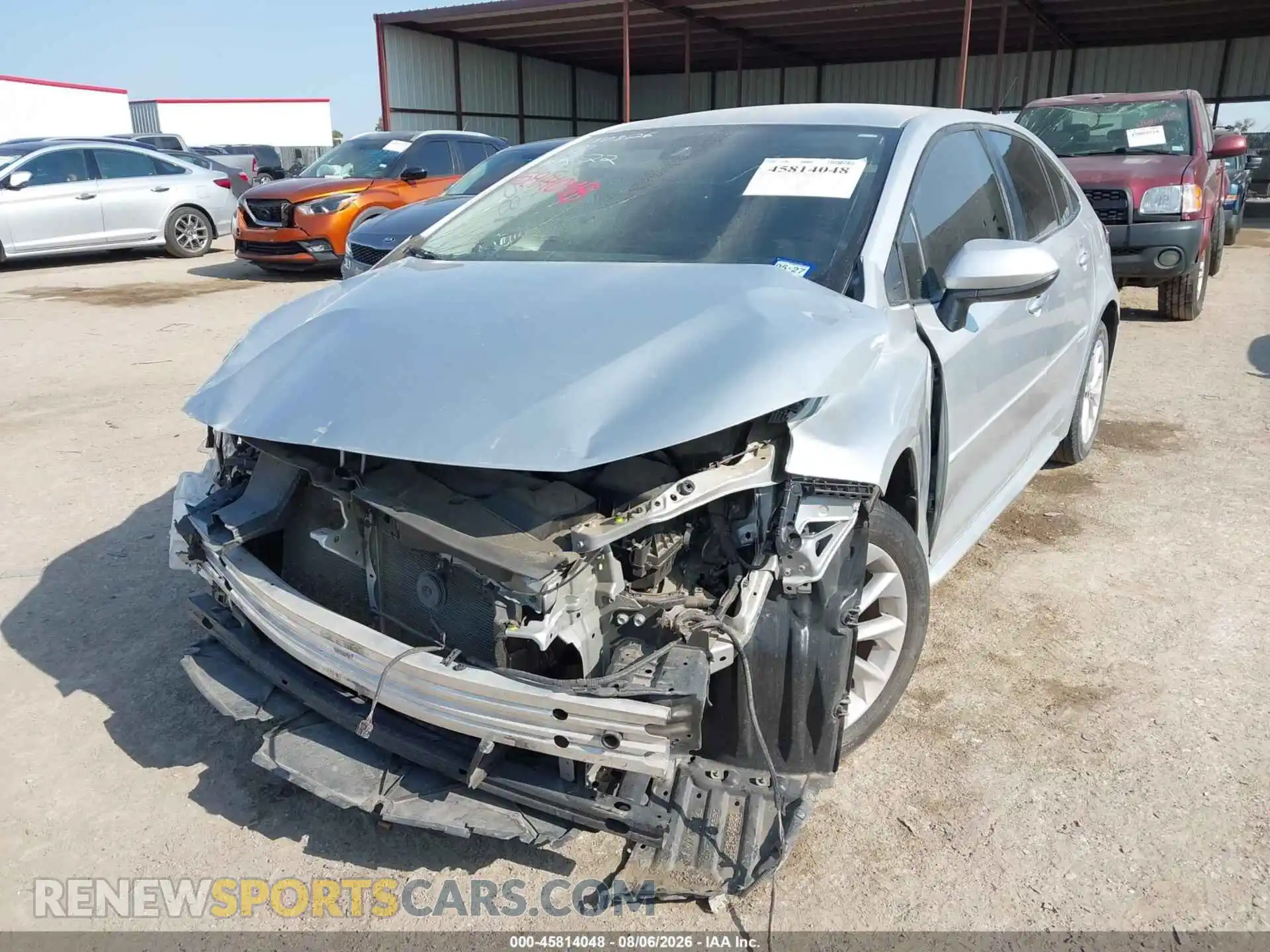 2 Photograph of a damaged car JTDVPMAE3MJ178603 TOYOTA COROLLA 2021