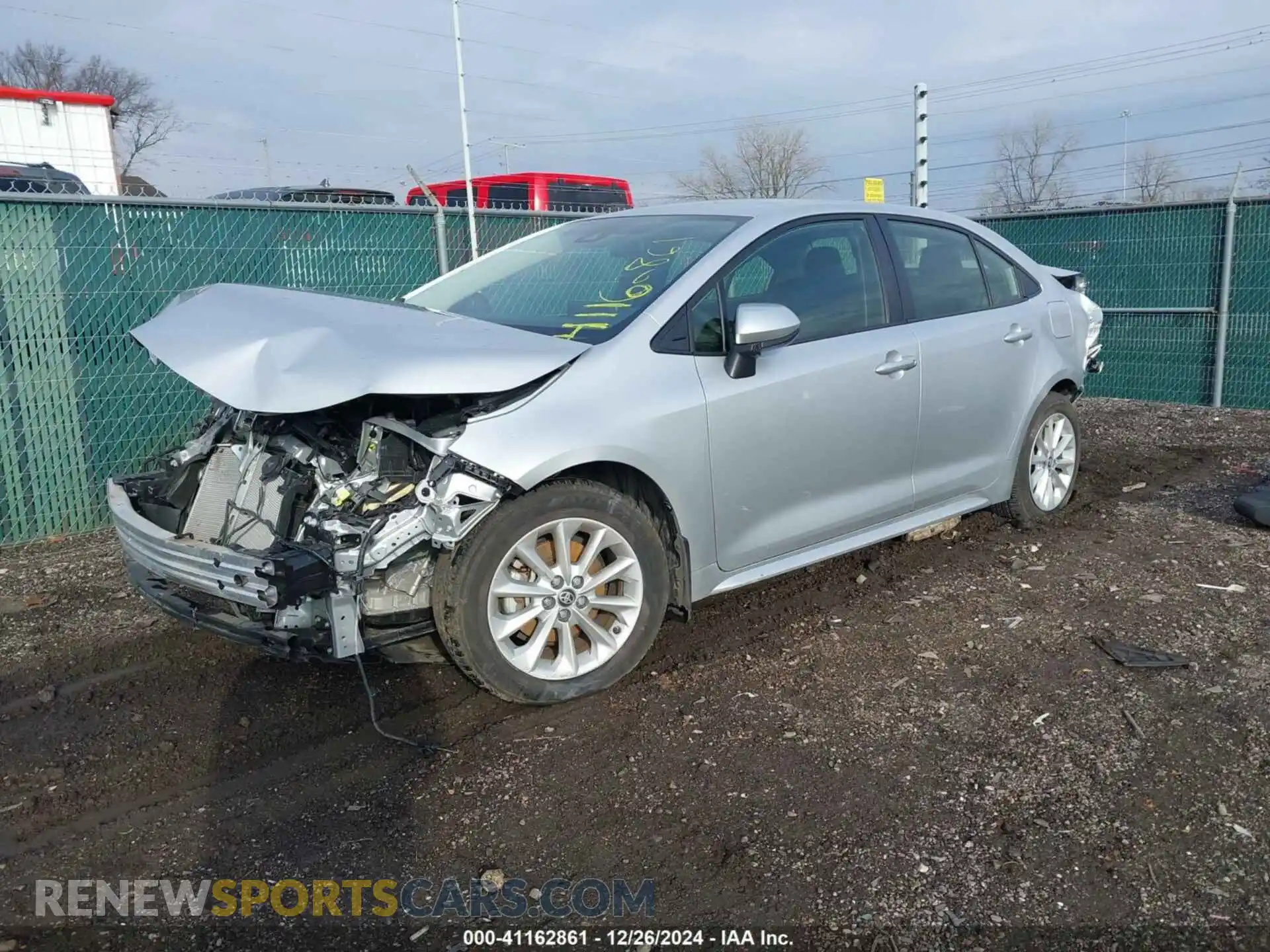 2 Photograph of a damaged car JTDVPMAE4MJ120984 TOYOTA COROLLA 2021