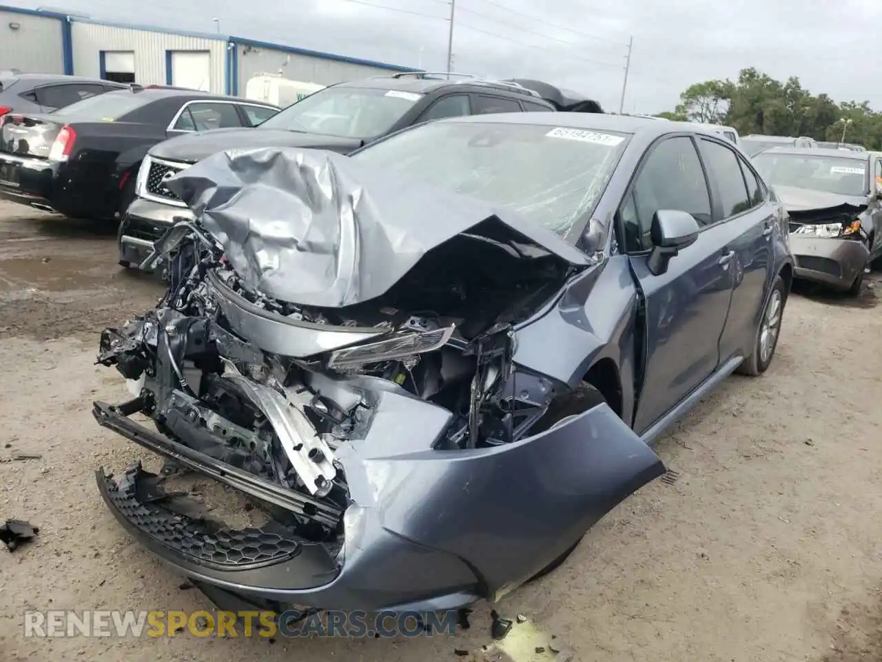2 Photograph of a damaged car JTDVPMAE5MJ121867 TOYOTA COROLLA 2021
