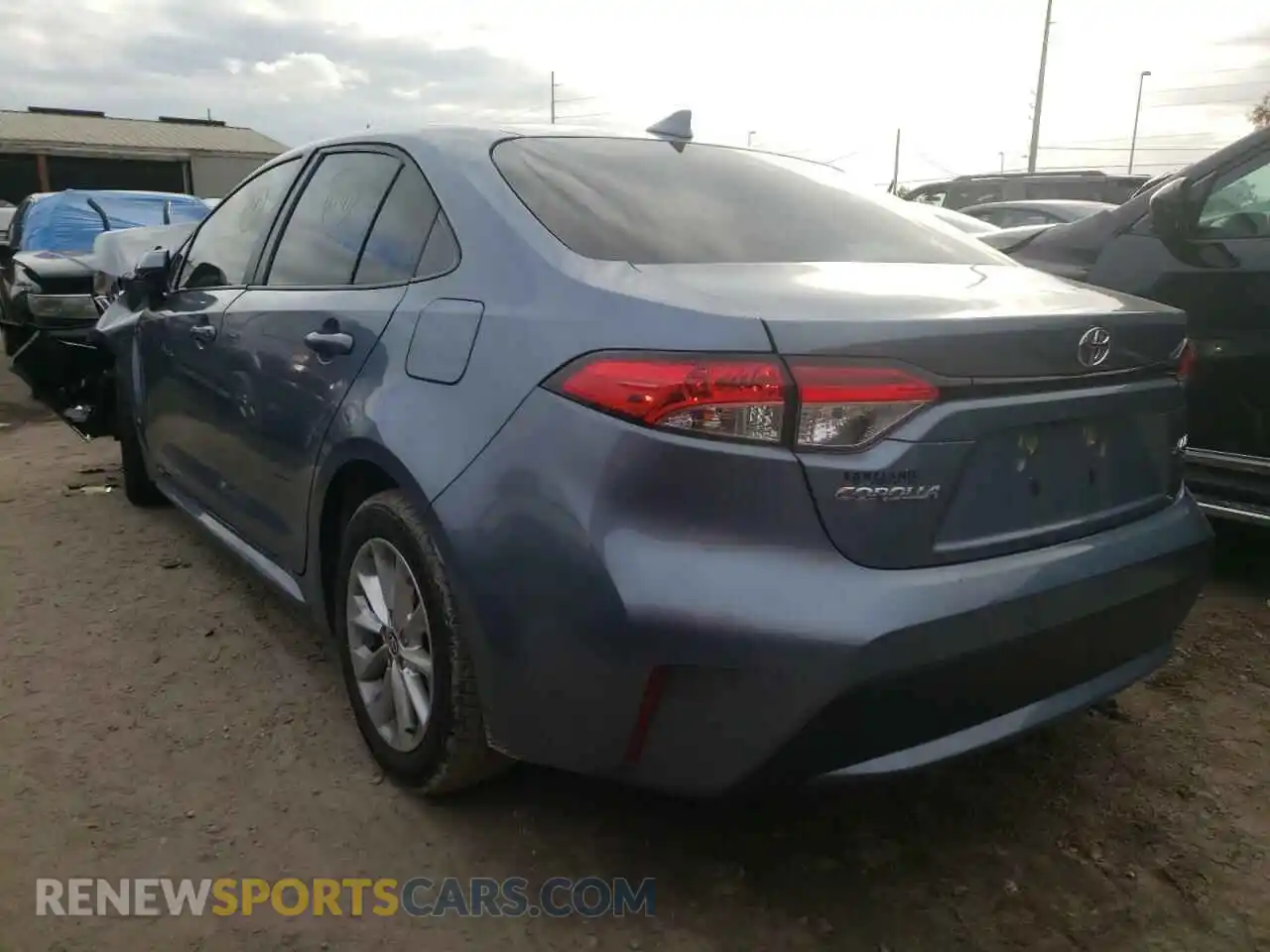 3 Photograph of a damaged car JTDVPMAE5MJ121867 TOYOTA COROLLA 2021
