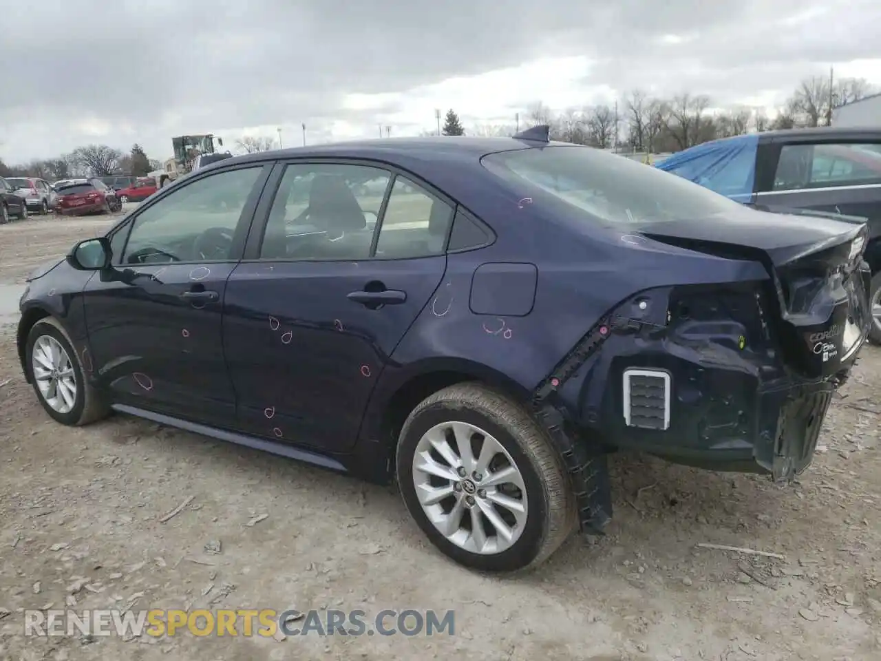 2 Photograph of a damaged car JTDVPMAE5MJ131993 TOYOTA COROLLA 2021