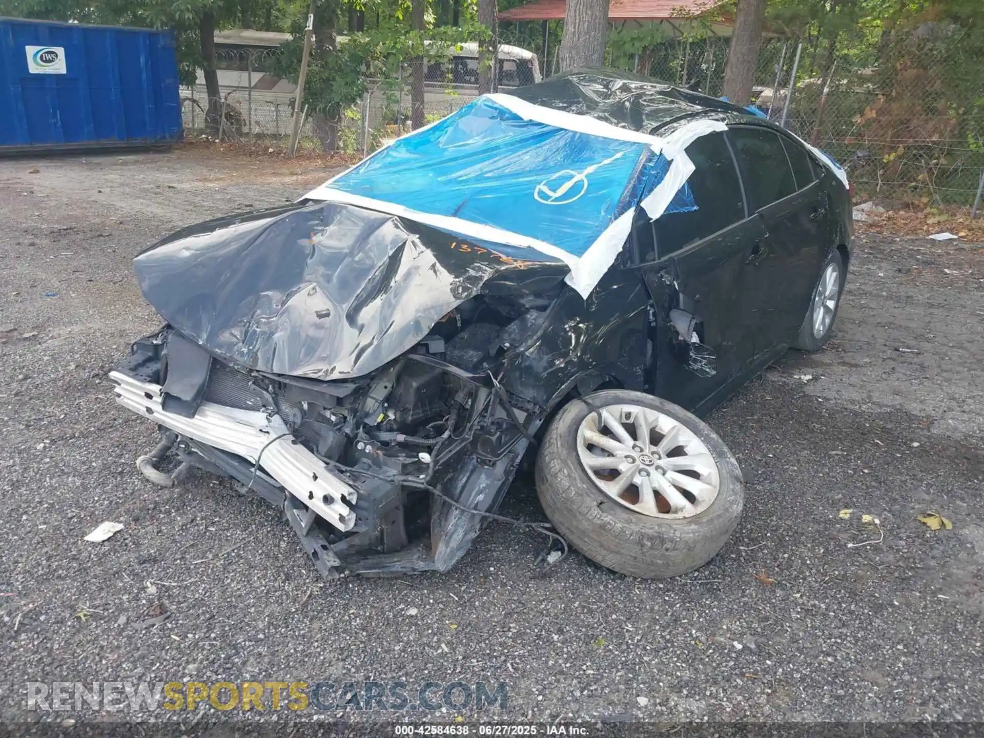 2 Photograph of a damaged car JTDVPMAE6MJ137768 TOYOTA COROLLA 2021