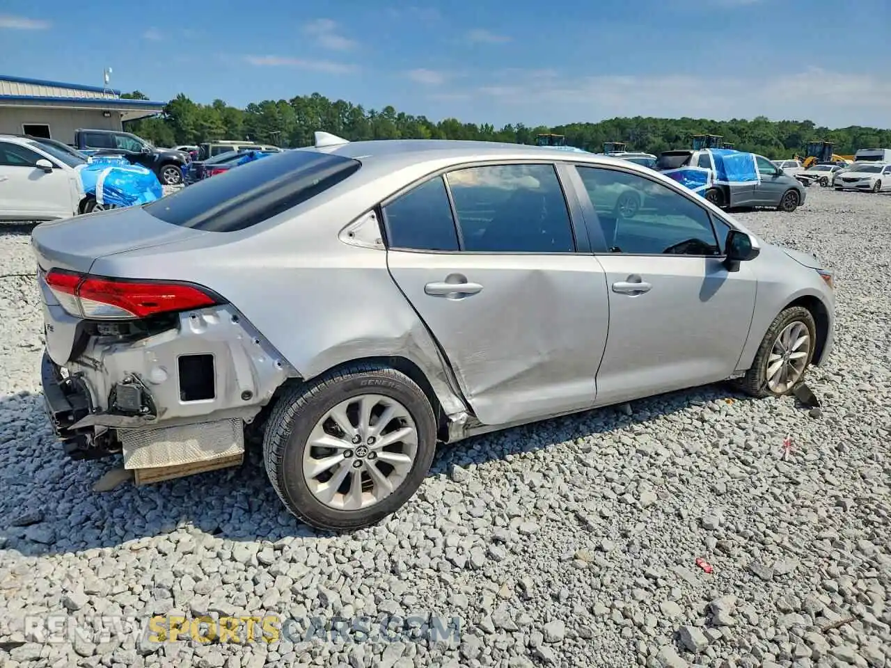 3 fotografías del automóvil dañado JTDVPMAE6MJ145014 TOYOTA COROLLA 2021