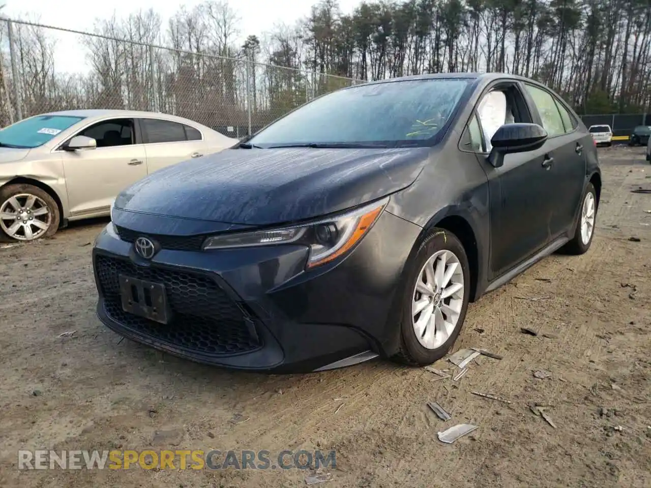 2 Photograph of a damaged car JTDVPMAE8MJ136122 TOYOTA COROLLA 2021