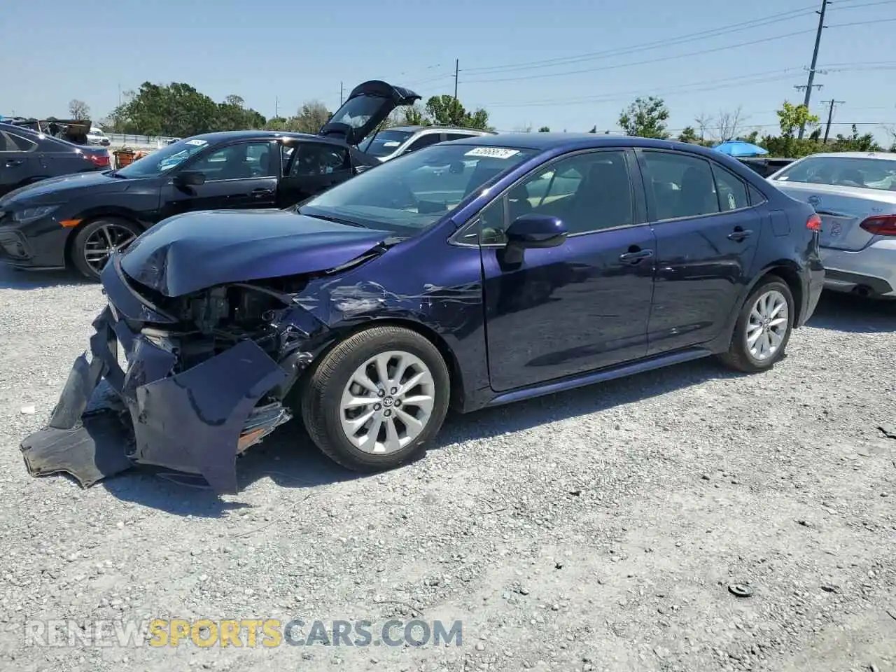 1 Photograph of a damaged car JTDVPMAEXMJ120911 TOYOTA COROLLA 2021