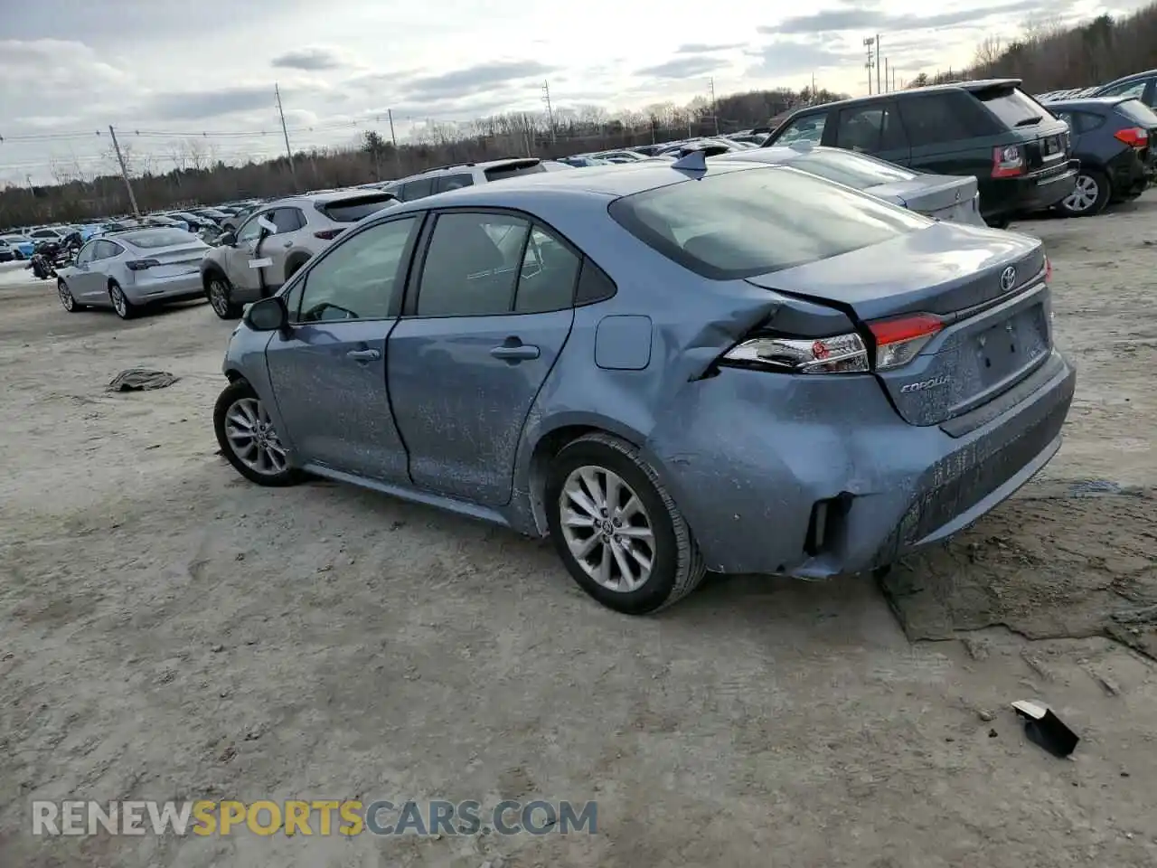 2 Photograph of a damaged car JTDVPMAEXMJ142424 TOYOTA COROLLA 2021
