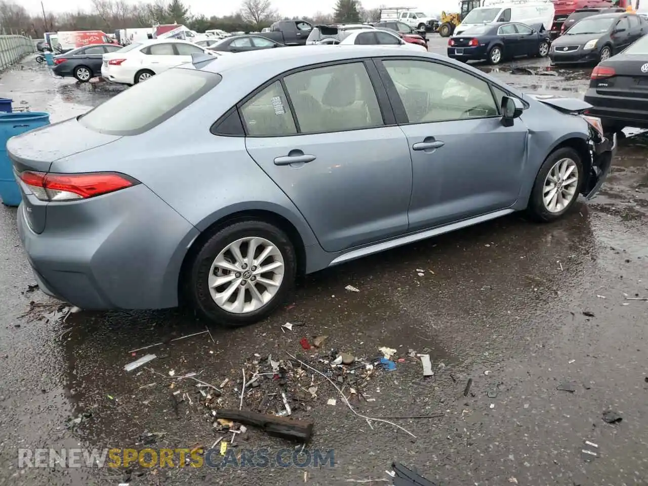 3 Photograph of a damaged car JTDVPMAEXMJ163760 TOYOTA COROLLA 2021