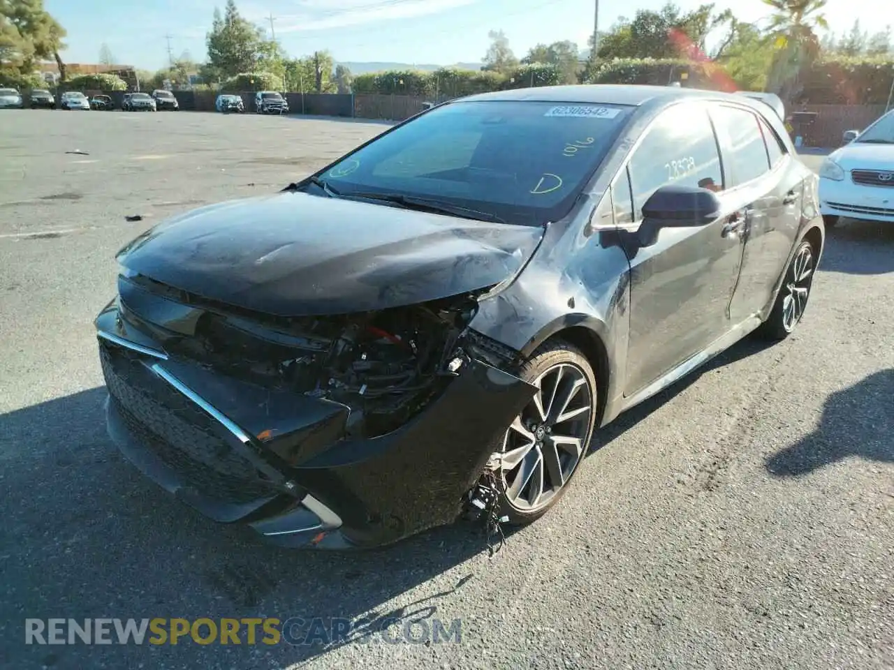 2 Photograph of a damaged car JTNA4MBE0M3125072 TOYOTA COROLLA 2021