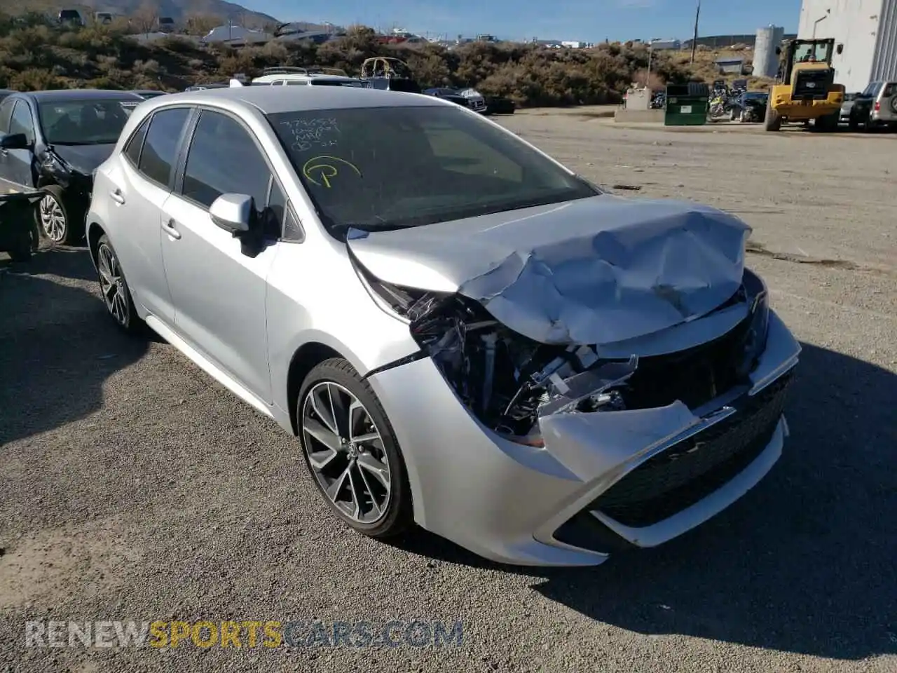 1 Photograph of a damaged car JTNA4MBE0M3140882 TOYOTA COROLLA 2021