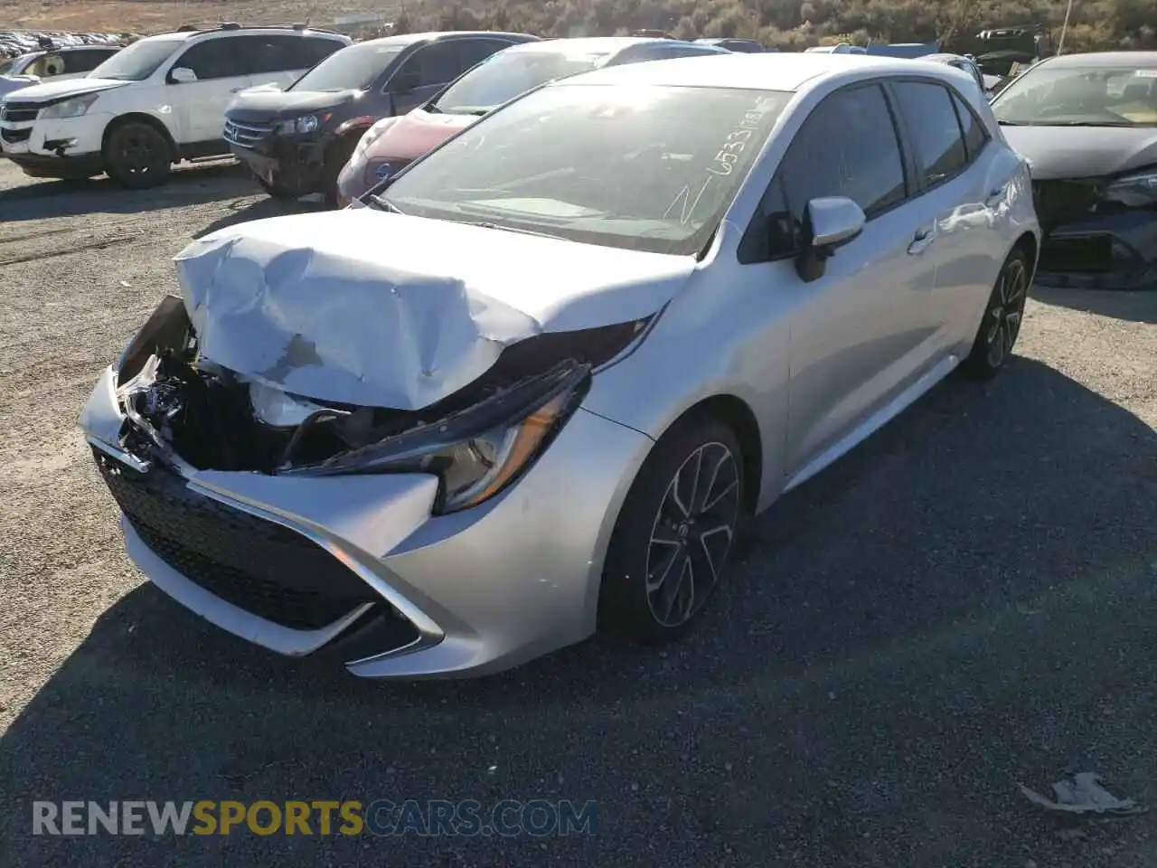 2 Photograph of a damaged car JTNA4MBE0M3140882 TOYOTA COROLLA 2021