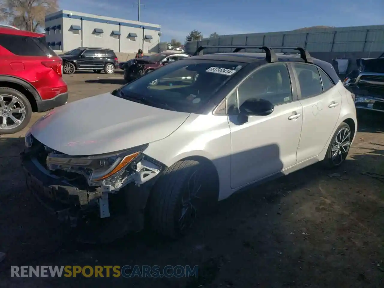 1 Photograph of a damaged car JTNA4MBE3M3118326 TOYOTA COROLLA 2021