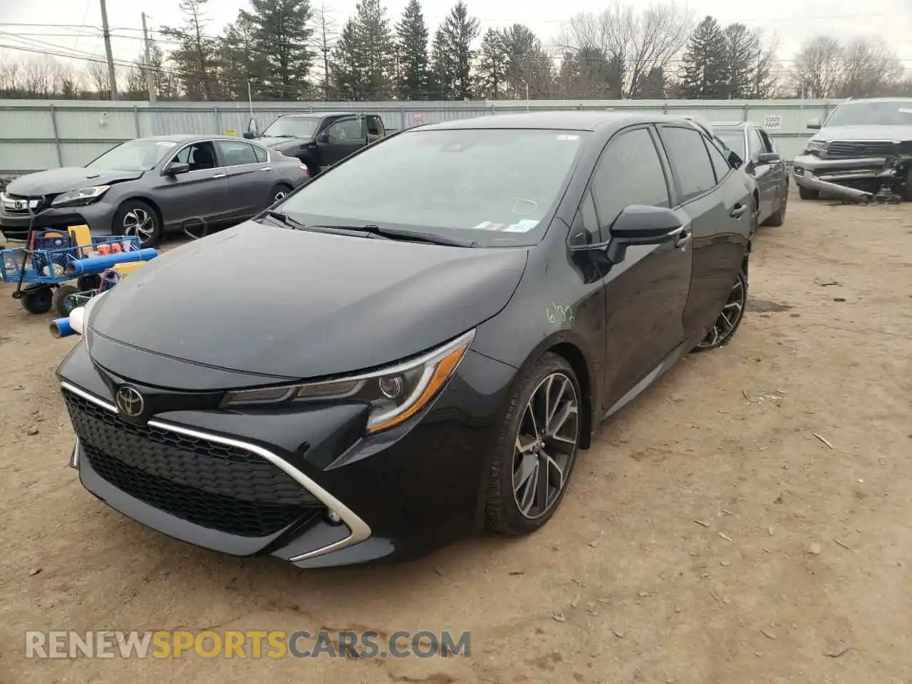 2 Photograph of a damaged car JTNA4MBE3M3132629 TOYOTA COROLLA 2021