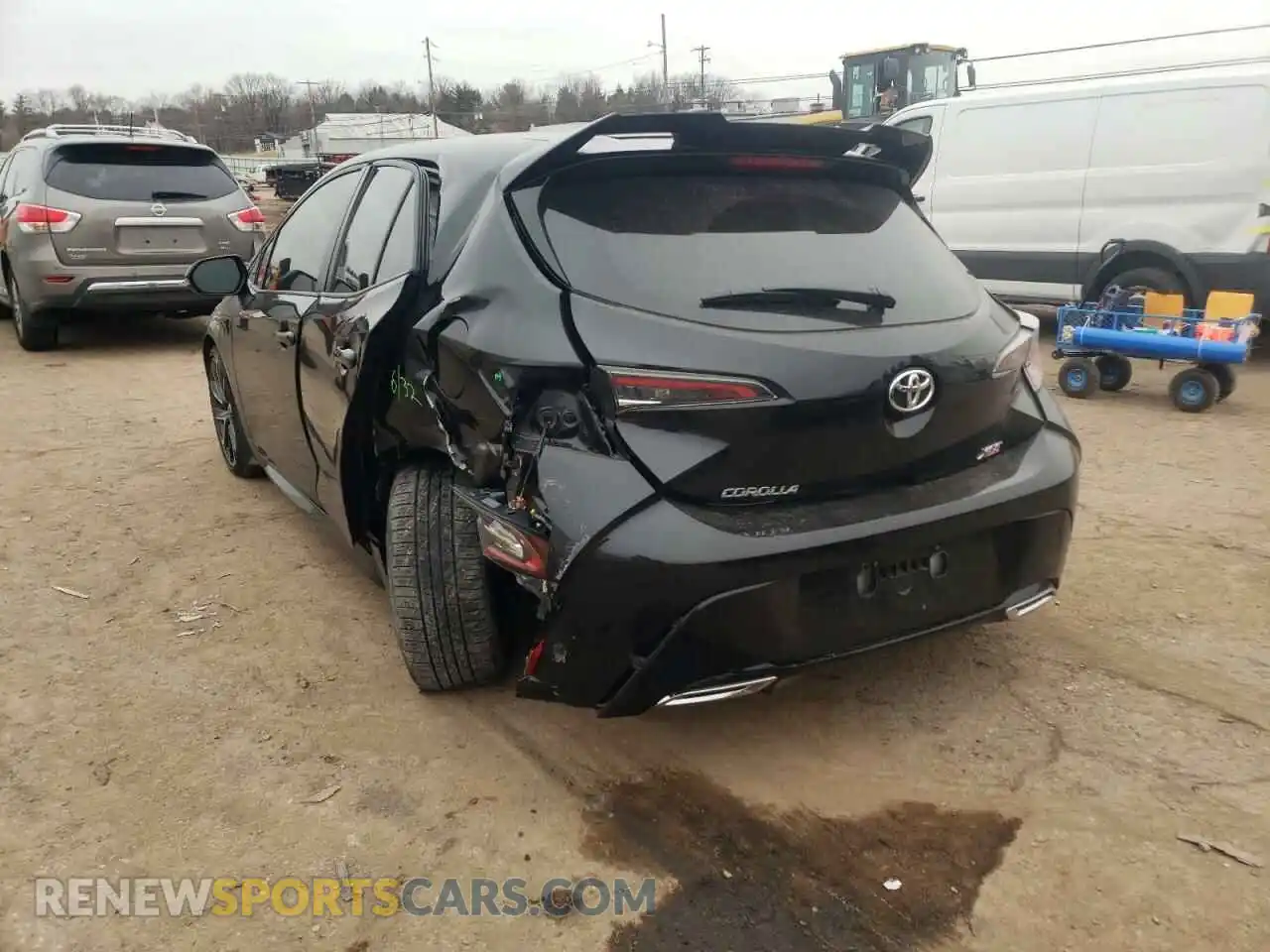 3 Photograph of a damaged car JTNA4MBE3M3132629 TOYOTA COROLLA 2021