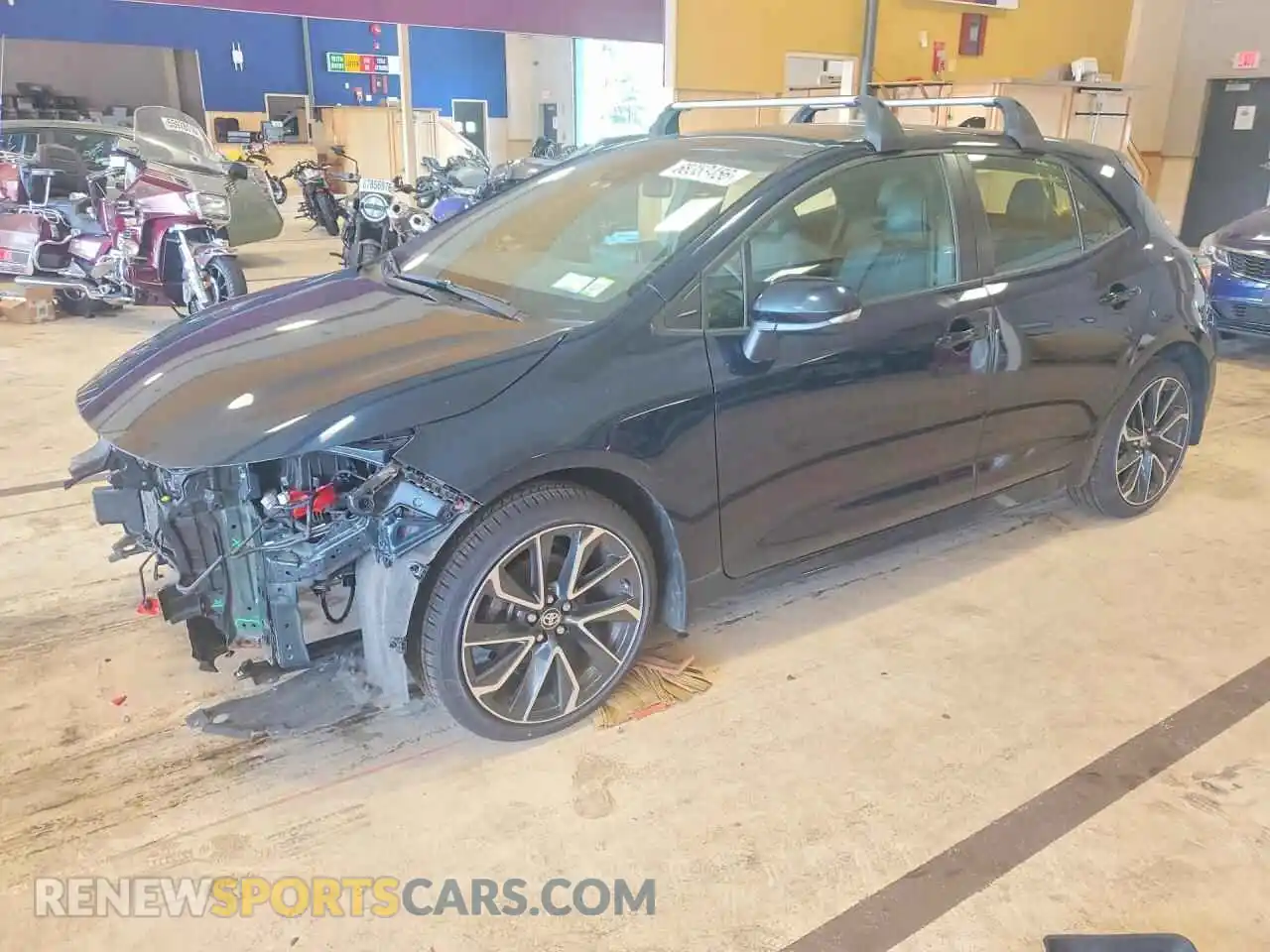 1 Photograph of a damaged car JTNA4MBE4M3120814 TOYOTA COROLLA 2021