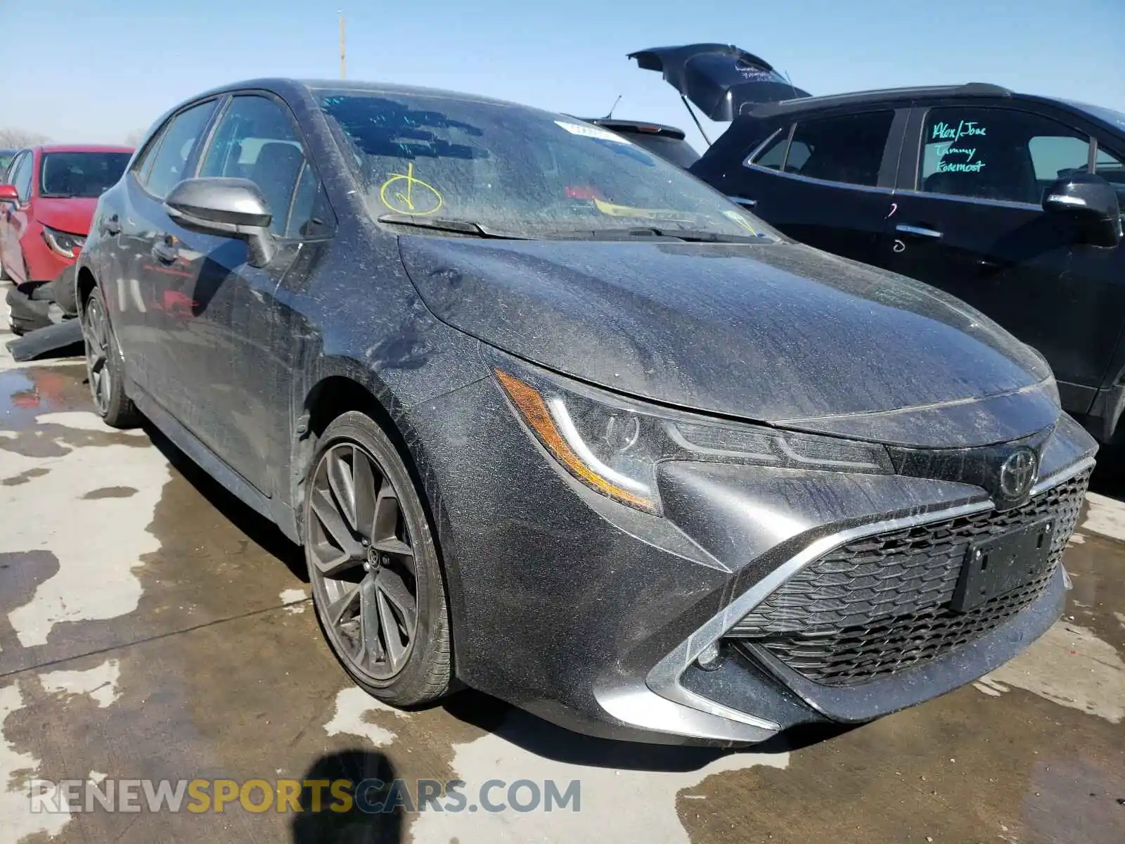 1 Photograph of a damaged car JTNA4MBE6M3105411 TOYOTA COROLLA 2021