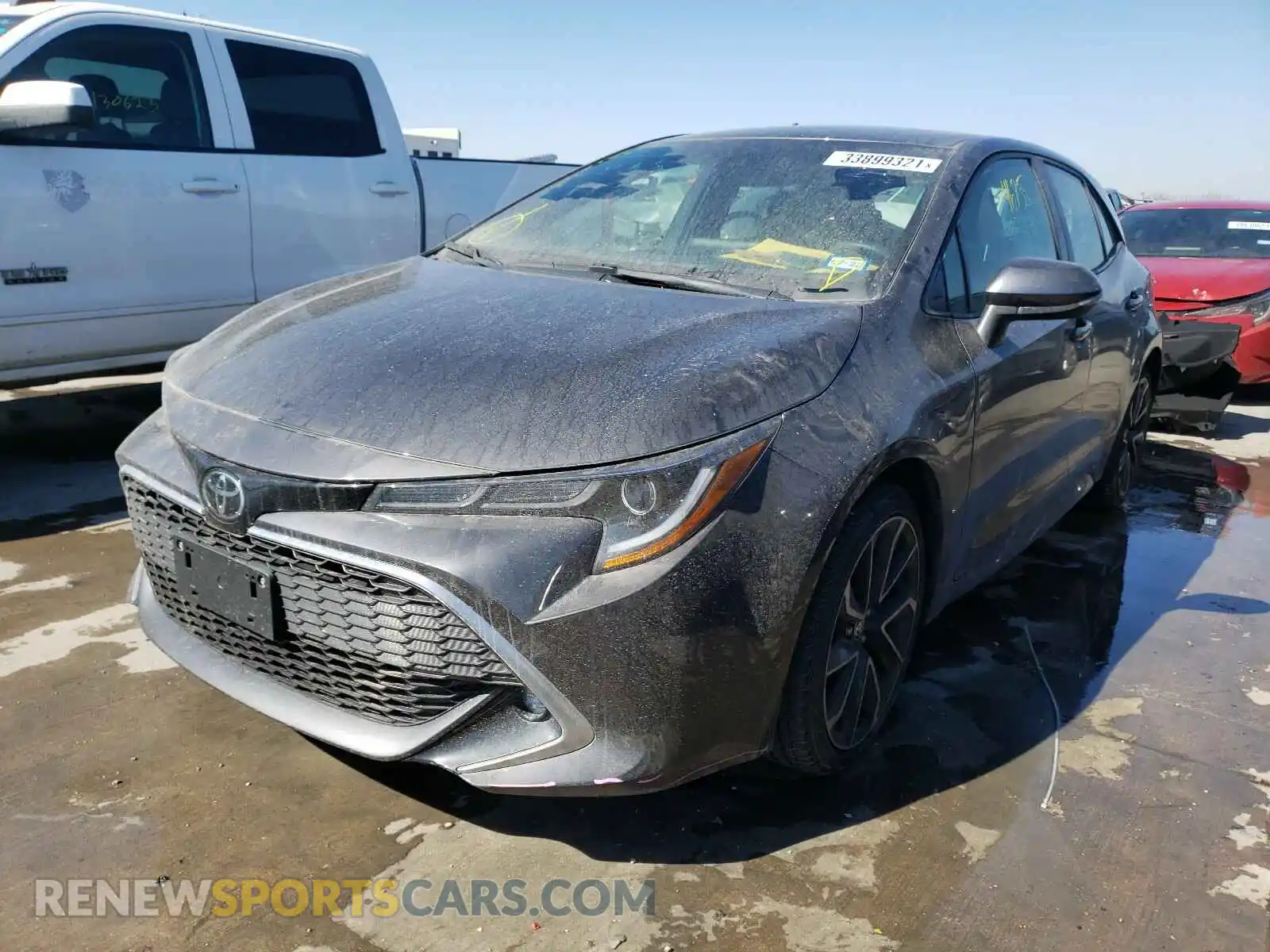 2 Photograph of a damaged car JTNA4MBE6M3105411 TOYOTA COROLLA 2021