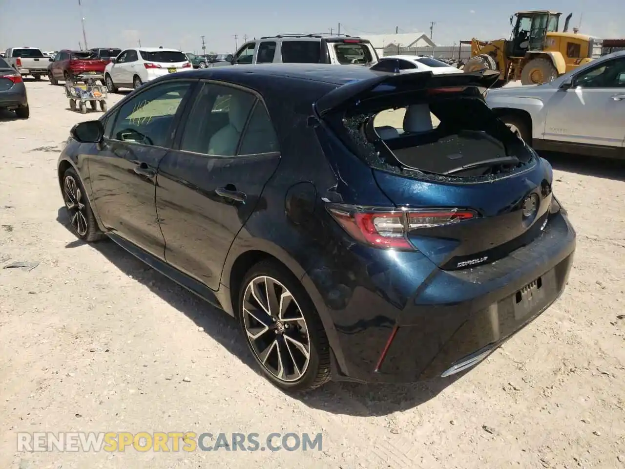 3 fotografías del automóvil dañado JTNA4MBE6M3143558 TOYOTA COROLLA 2021