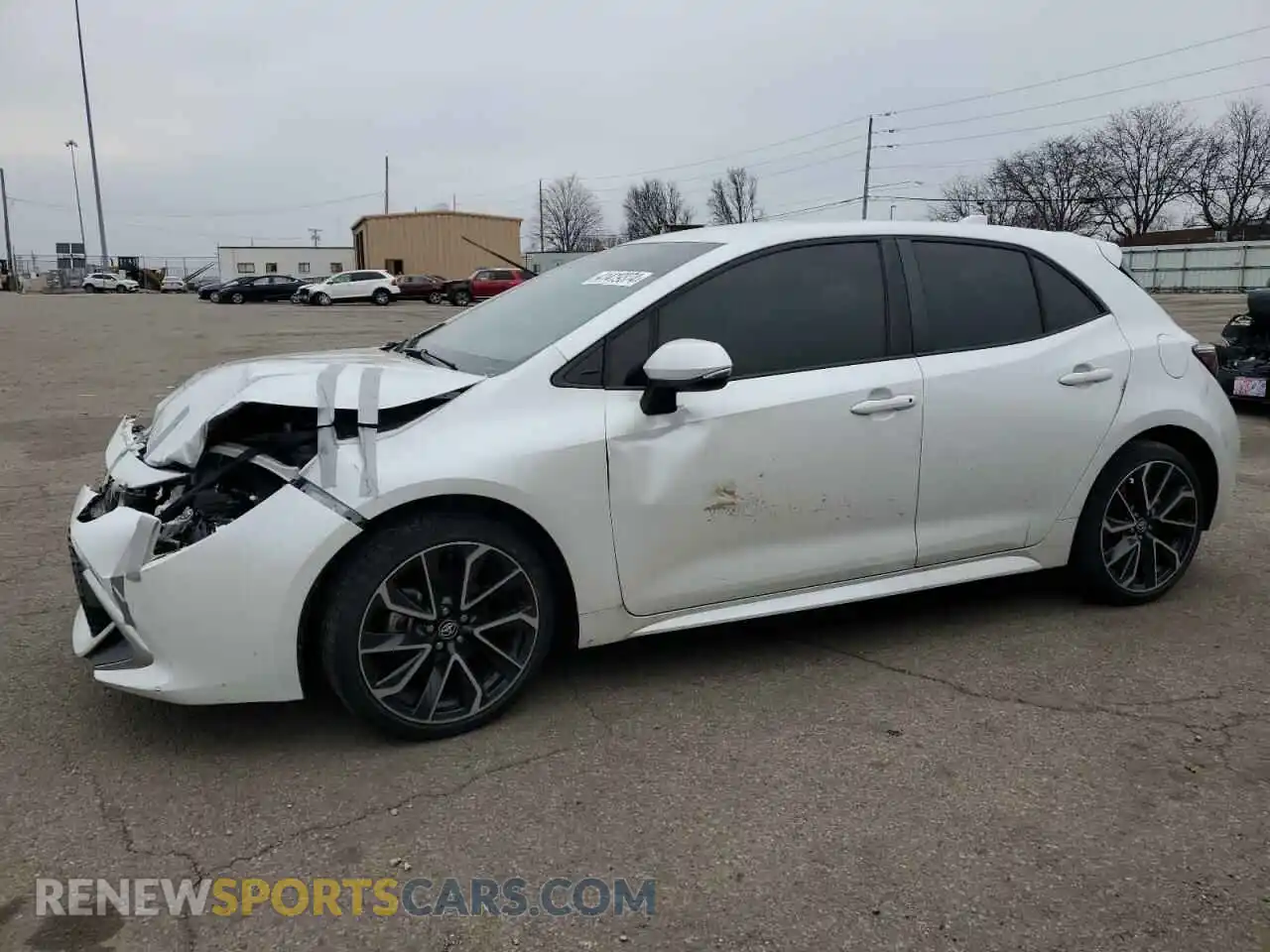 1 Photograph of a damaged car JTNA4MBE7M3125280 TOYOTA COROLLA 2021