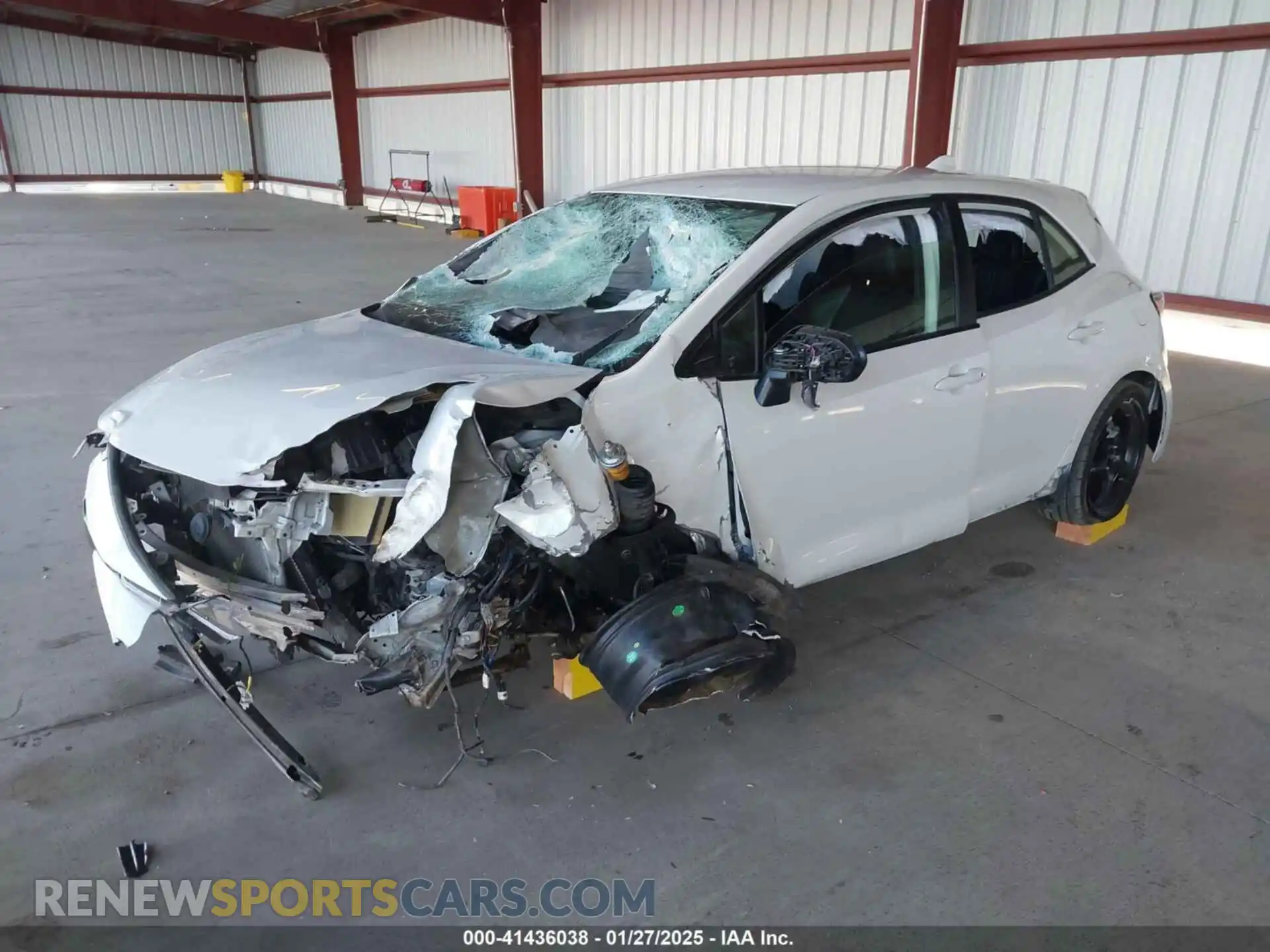 2 Photograph of a damaged car JTNA4MBE8M3109069 TOYOTA COROLLA 2021