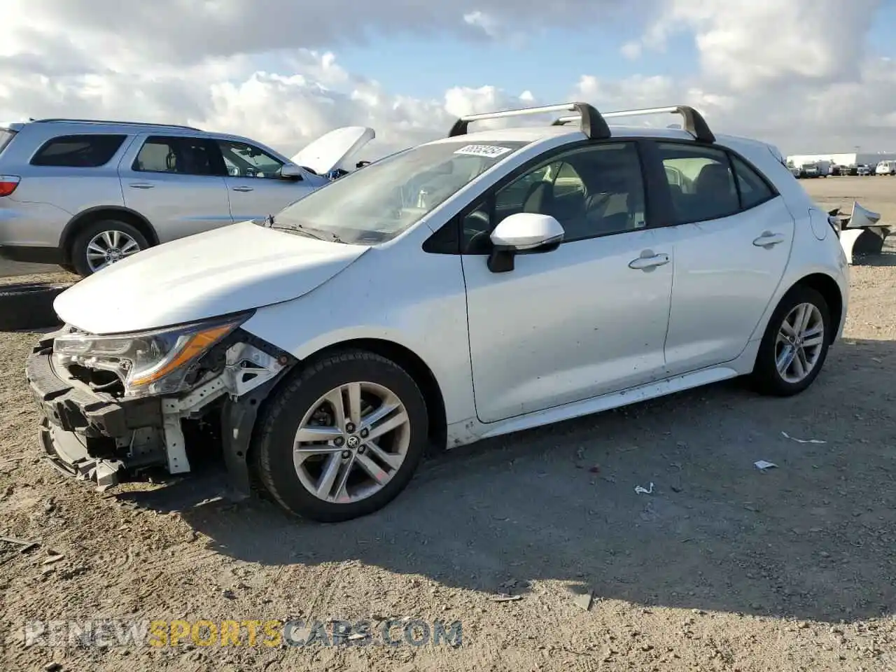1 Photograph of a damaged car JTNB4MBE2M3110772 TOYOTA COROLLA 2021
