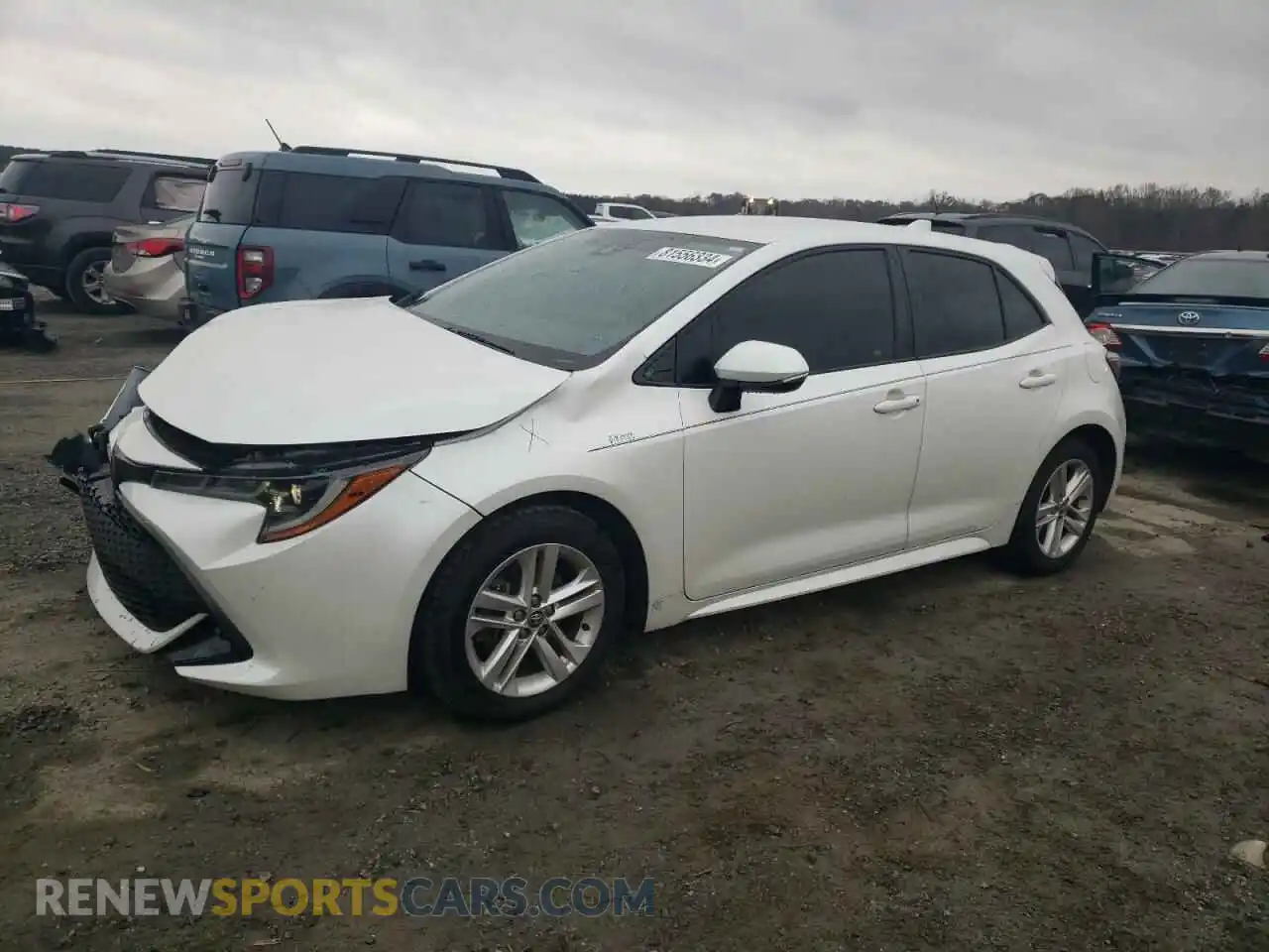 1 Photograph of a damaged car JTNB4MBE2M3127345 TOYOTA COROLLA 2021