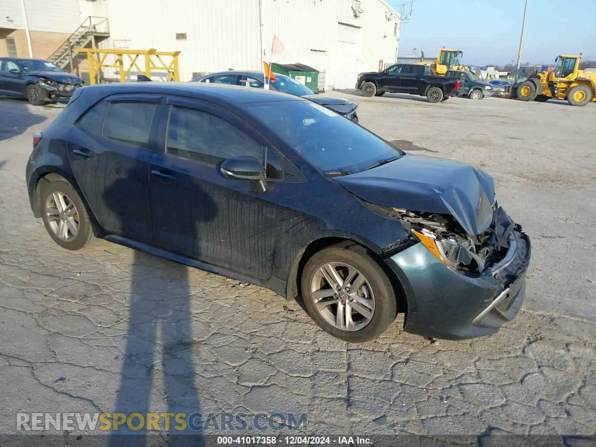 1 Photograph of a damaged car JTNB4MBE4M3105881 TOYOTA COROLLA 2021