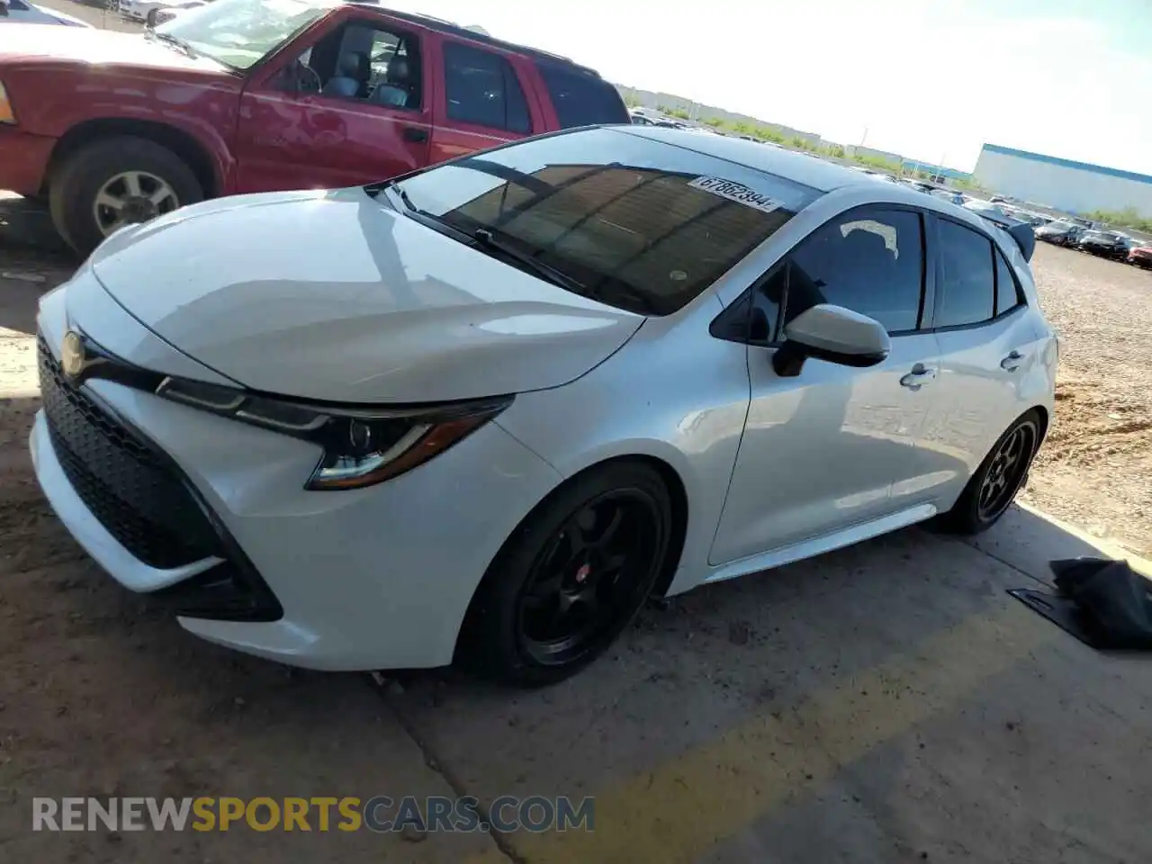 1 Photograph of a damaged car JTNB4MBE5M3145158 TOYOTA COROLLA 2021