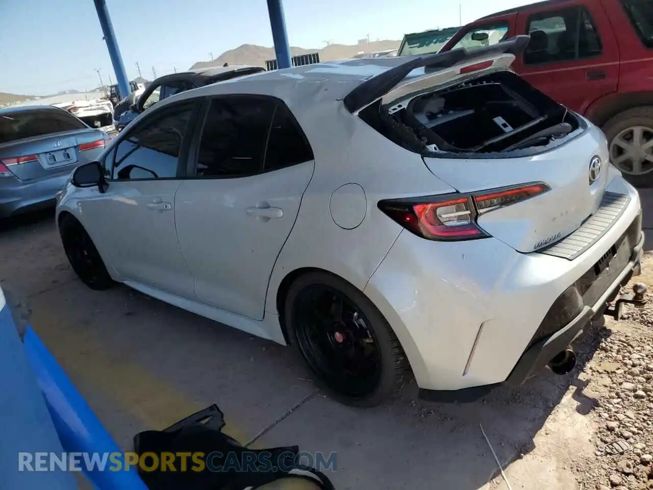 2 Photograph of a damaged car JTNB4MBE5M3145158 TOYOTA COROLLA 2021