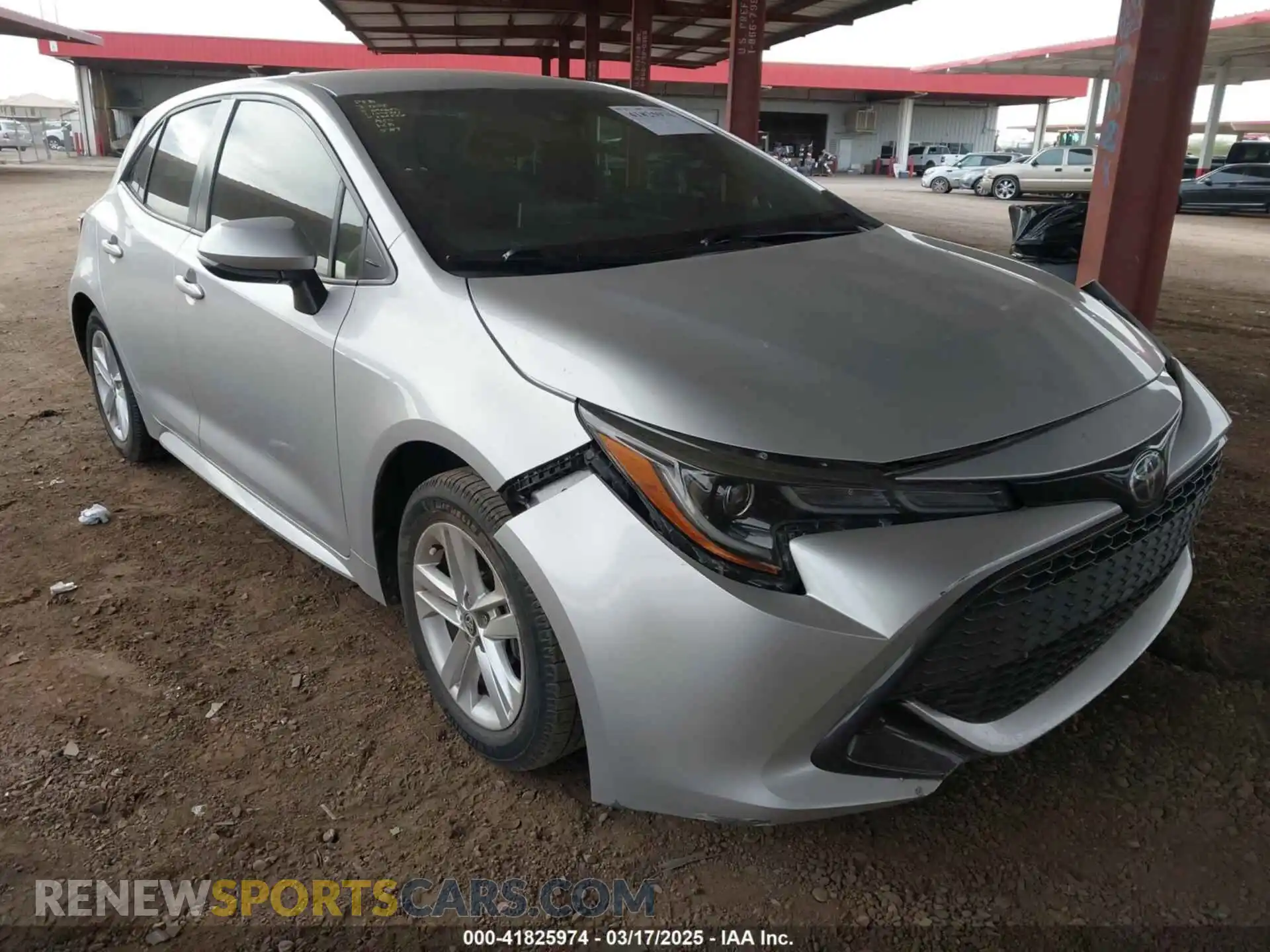 1 Photograph of a damaged car JTNB4MBE6M3126568 TOYOTA COROLLA 2021