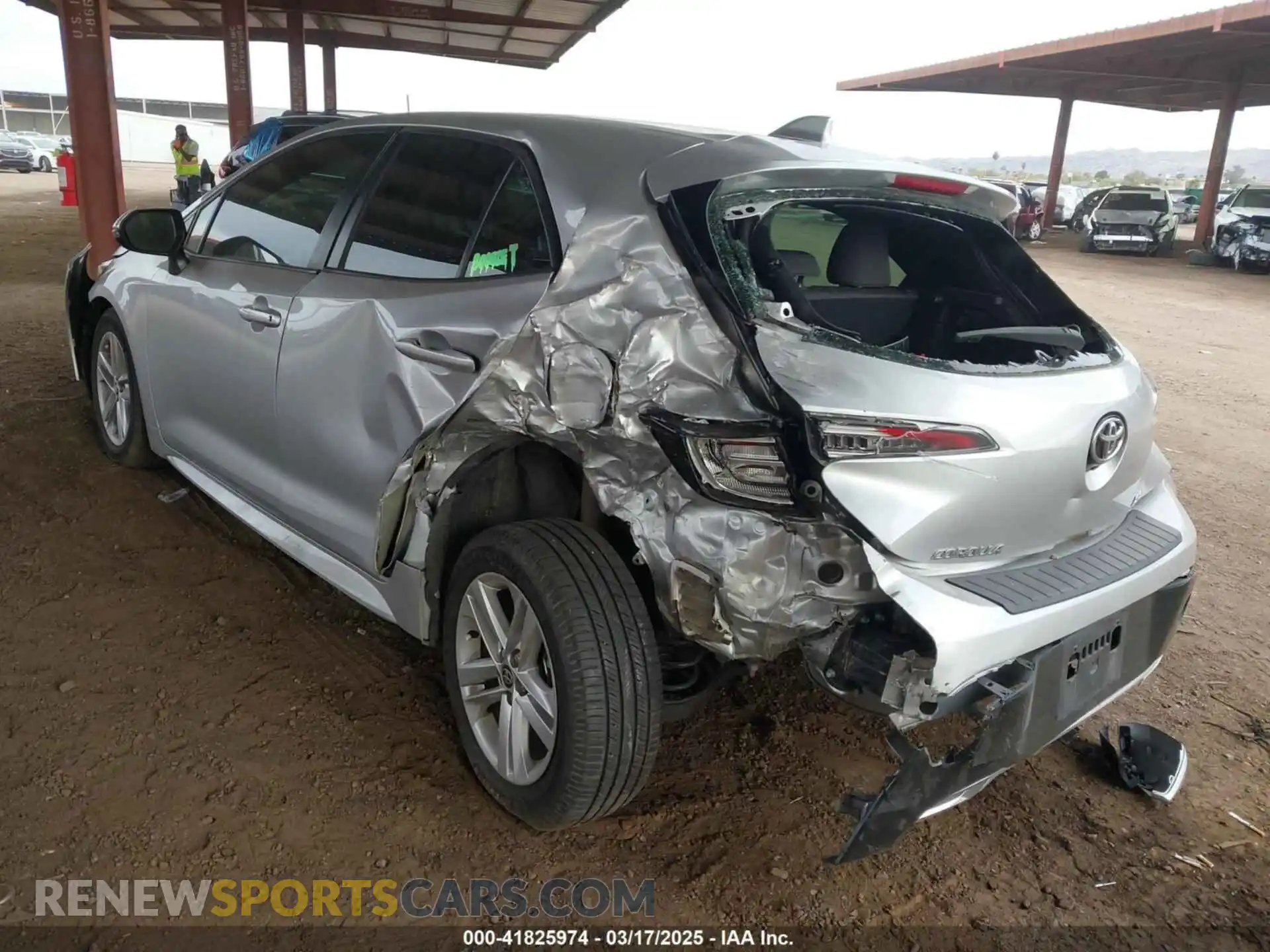 3 Photograph of a damaged car JTNB4MBE6M3126568 TOYOTA COROLLA 2021