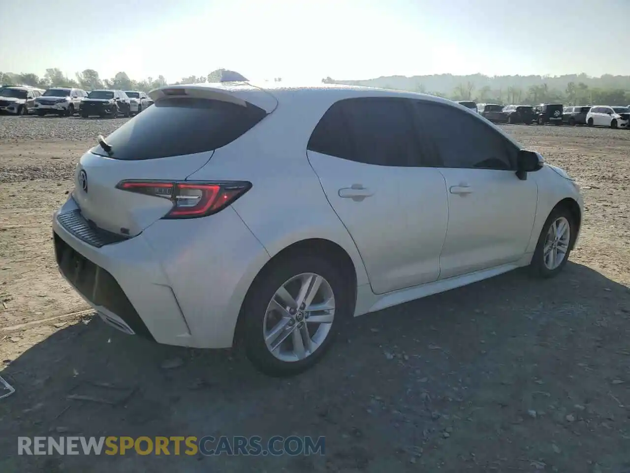 3 fotografías del automóvil dañado JTNB4MBE6M3133777 TOYOTA COROLLA 2021