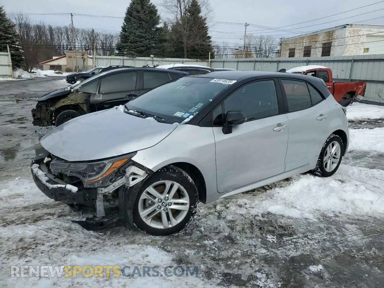 1 Photograph of a damaged car JTNB4MBE7M3110878 TOYOTA COROLLA 2021