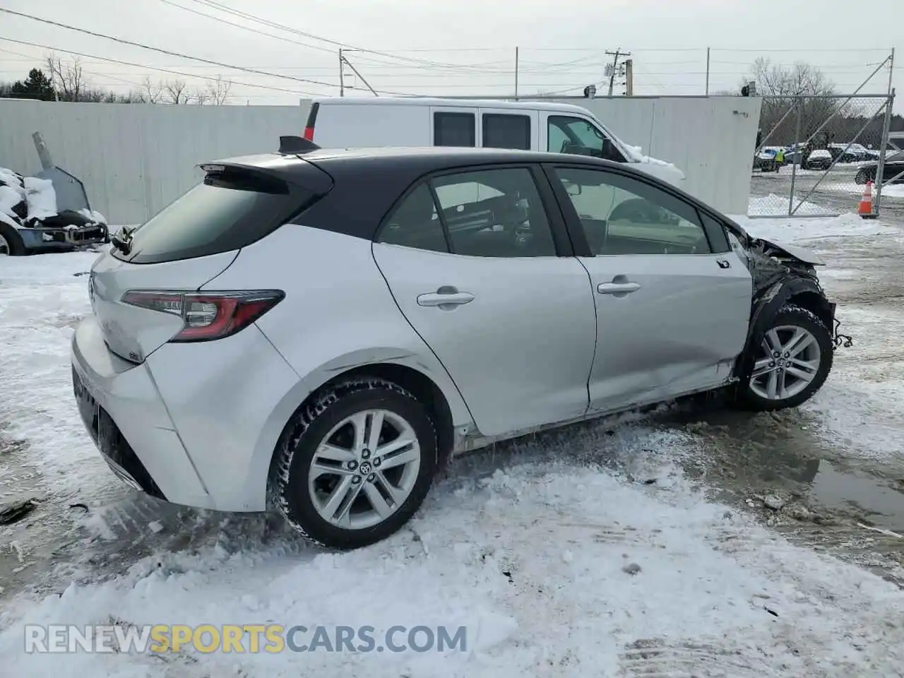 3 Photograph of a damaged car JTNB4MBE7M3110878 TOYOTA COROLLA 2021